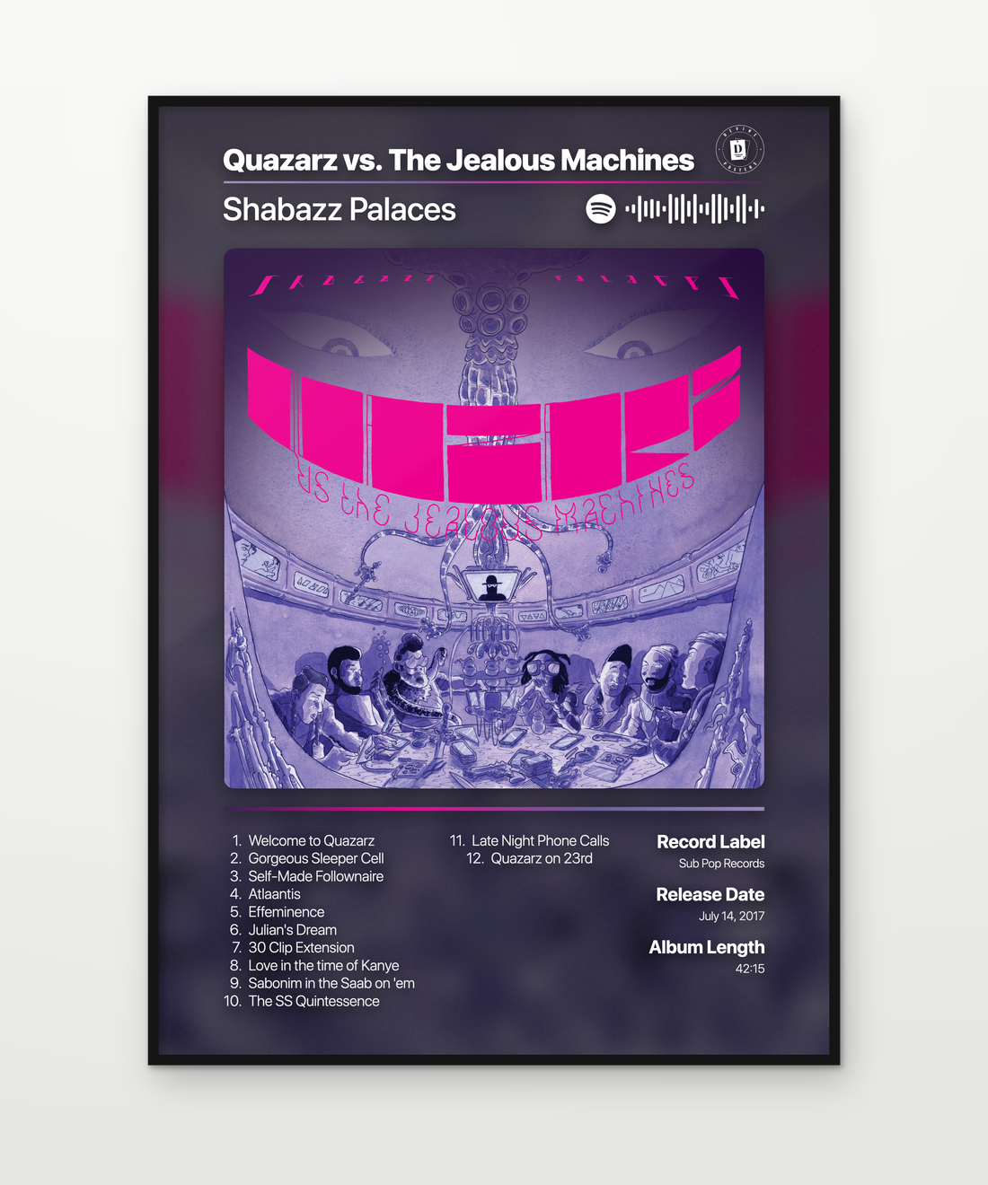 Shabazz Palaces Quazarz vs The Jealous Machines