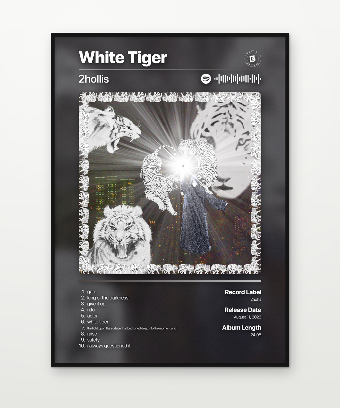 2hollis White Tiger