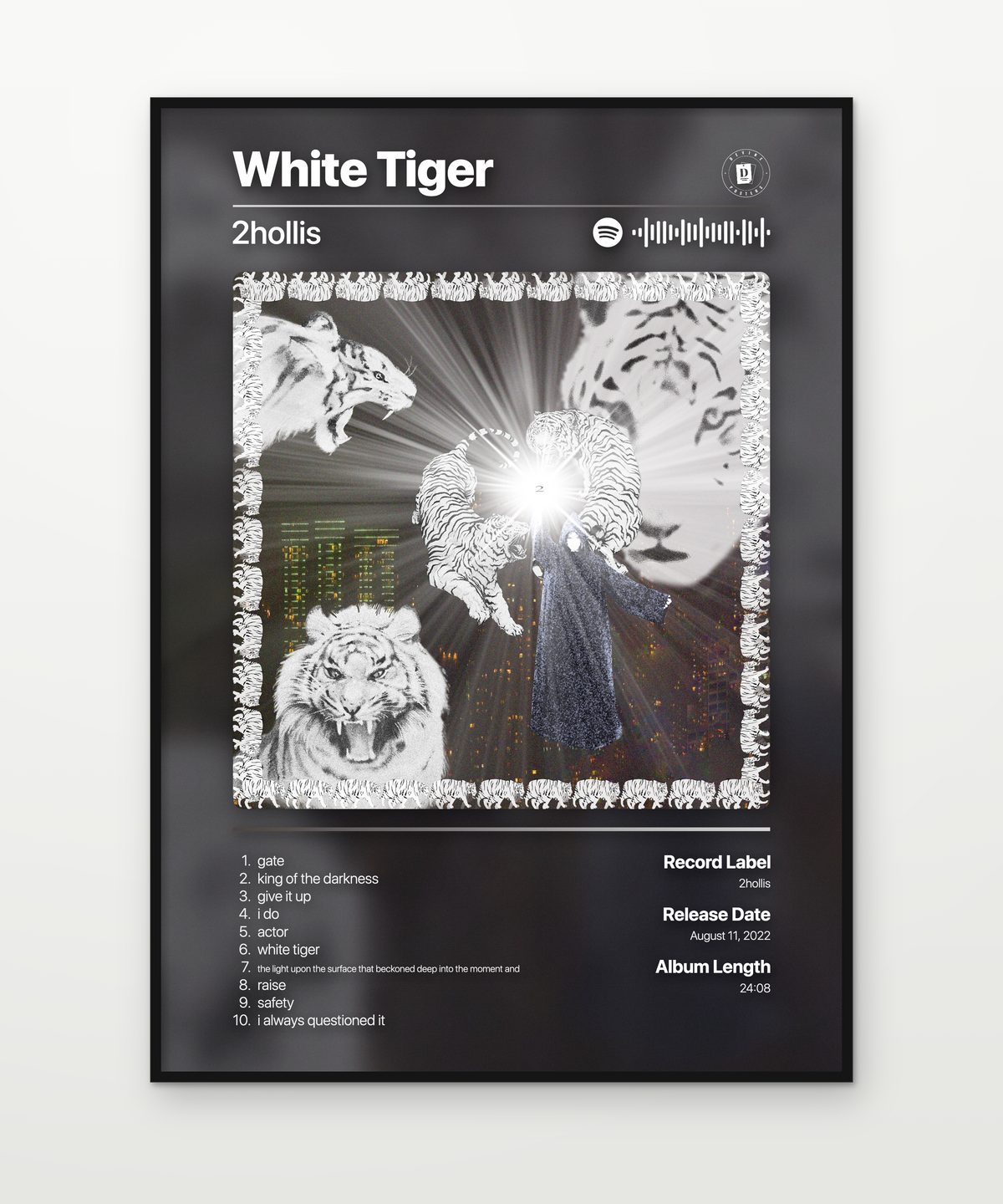 2hollis White Tiger
