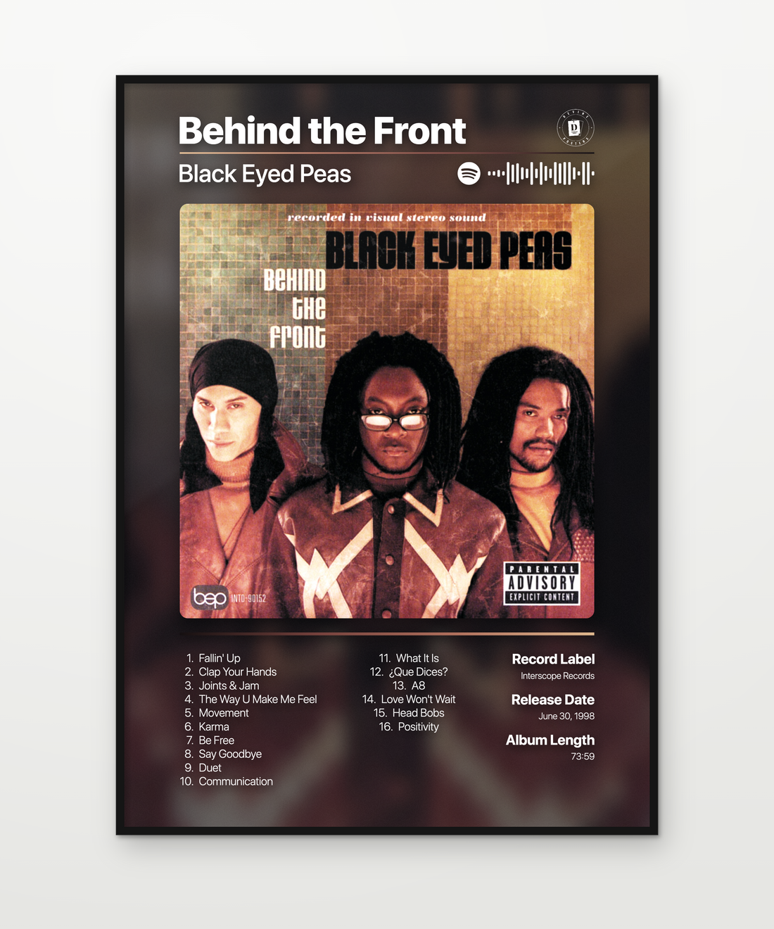Black Eyed Peas Behind the Front