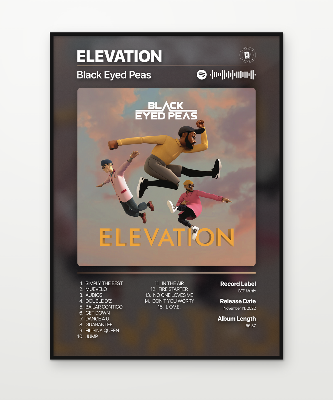 Black Eyed Peas ELEVATION