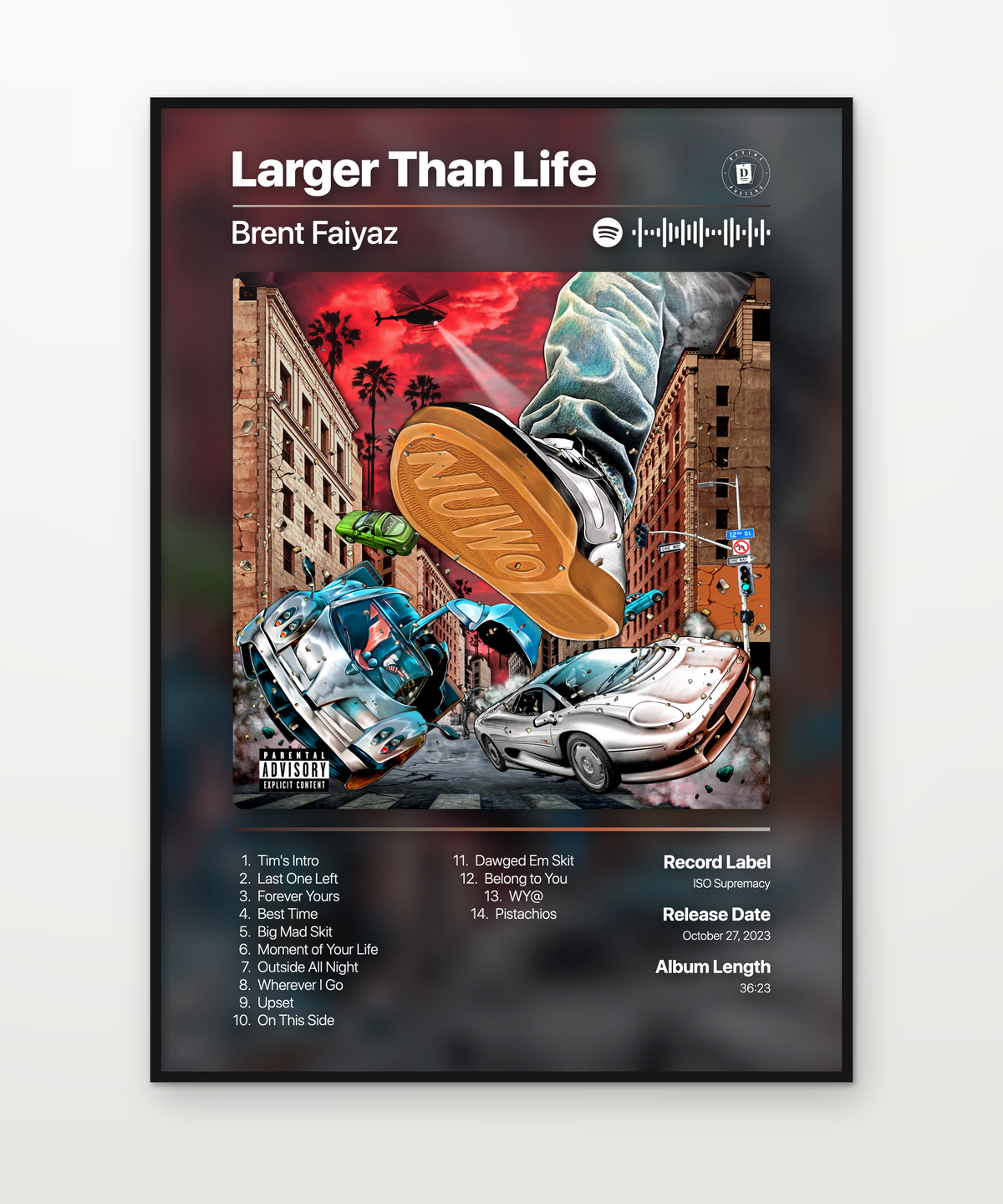 Brent Faiyaz Larger Than Life