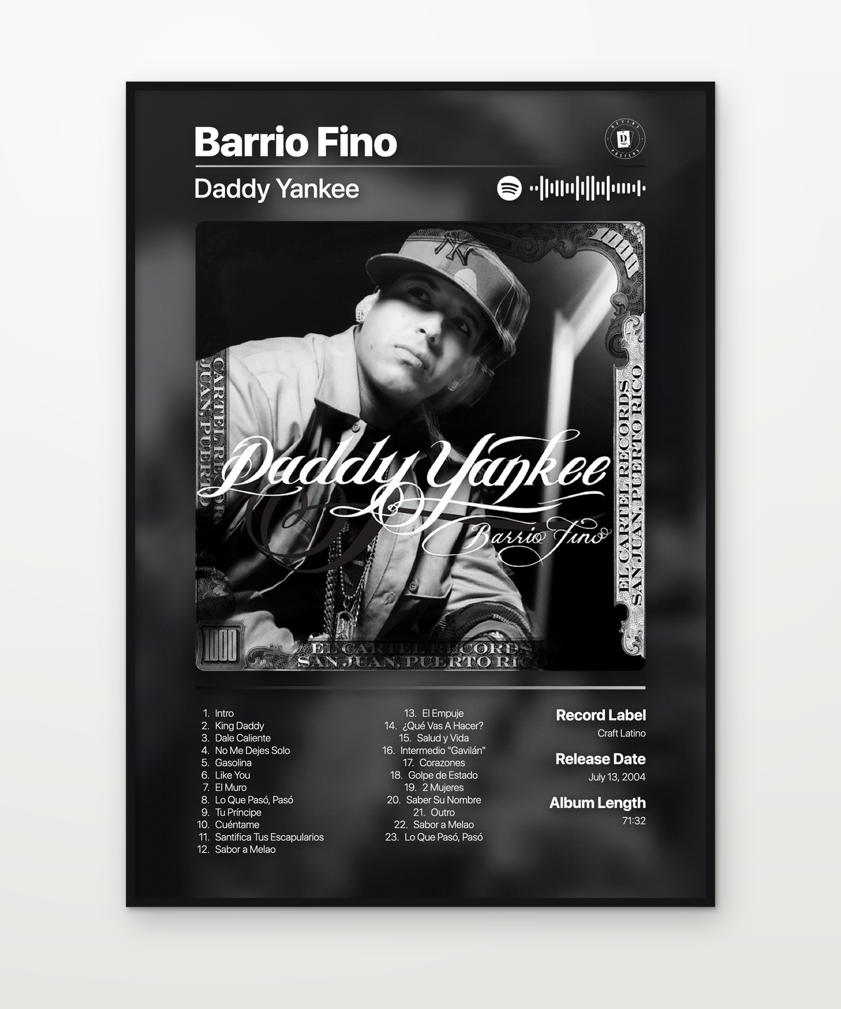 Daddy Yankee Barrio Fino