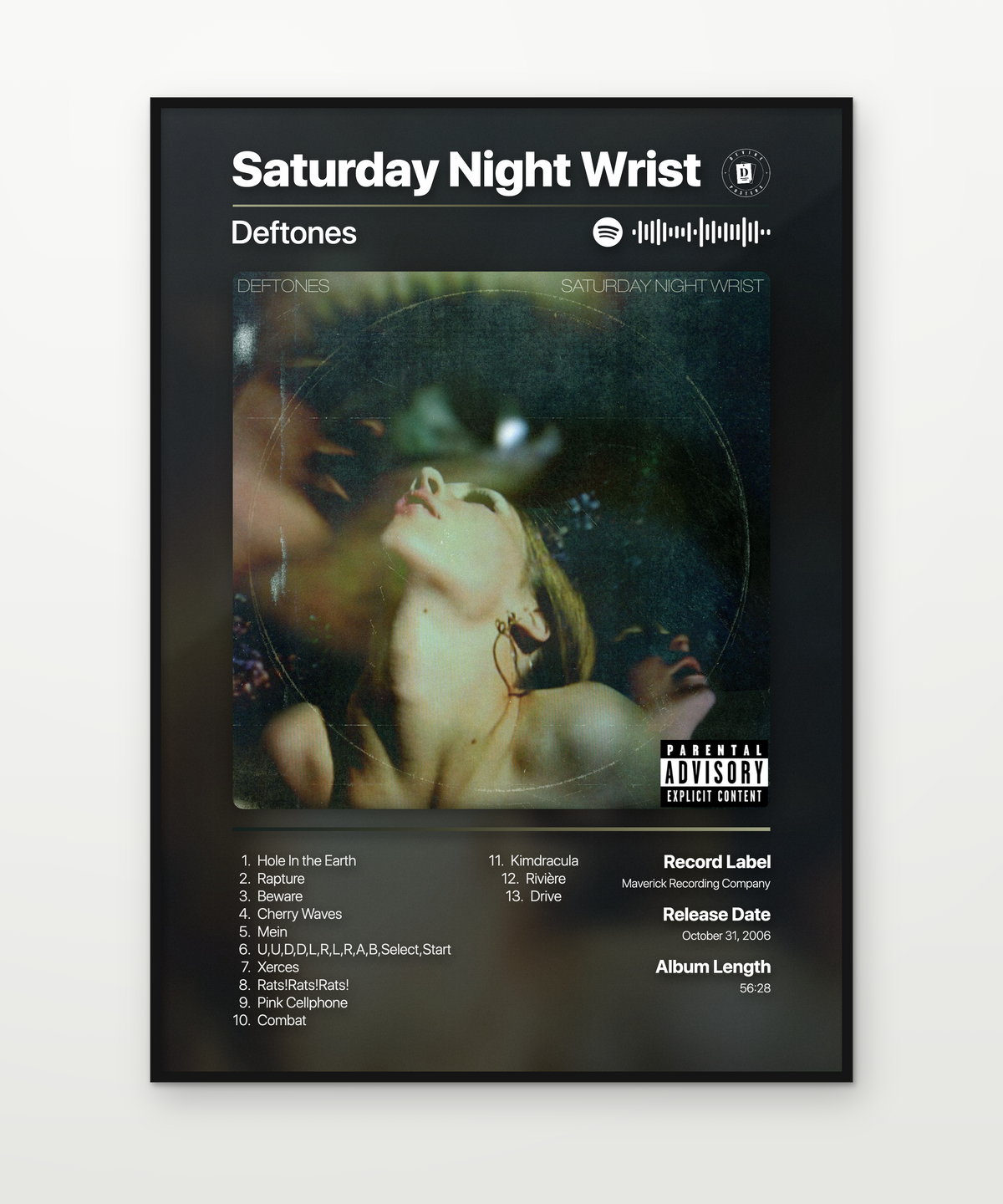 Deftones Saturday Night Wrist