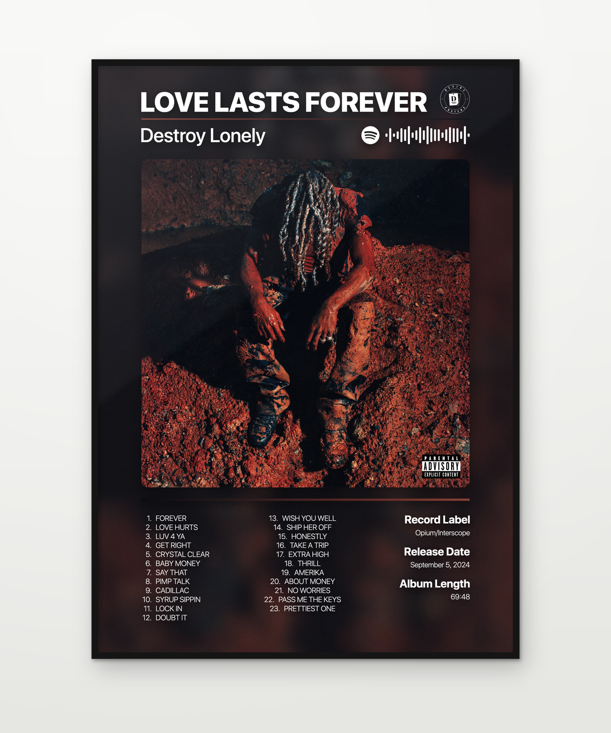 Destroy Lonely LOVE LASTS FOREVER