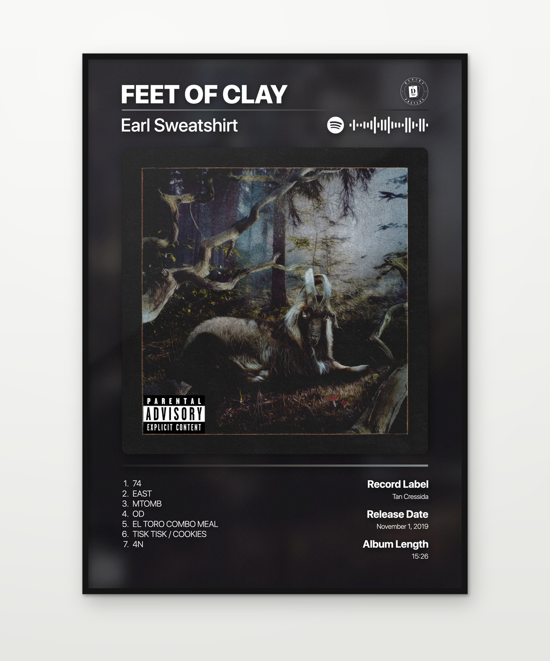Earl Sweatshirt FEET OF CLAY 2019