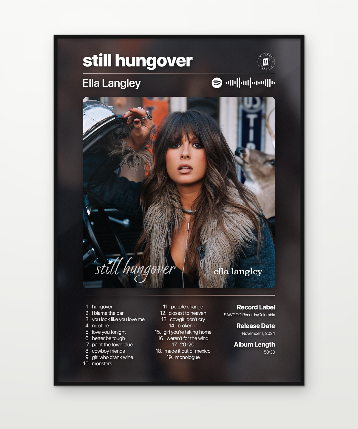 Ella Langley still hungover