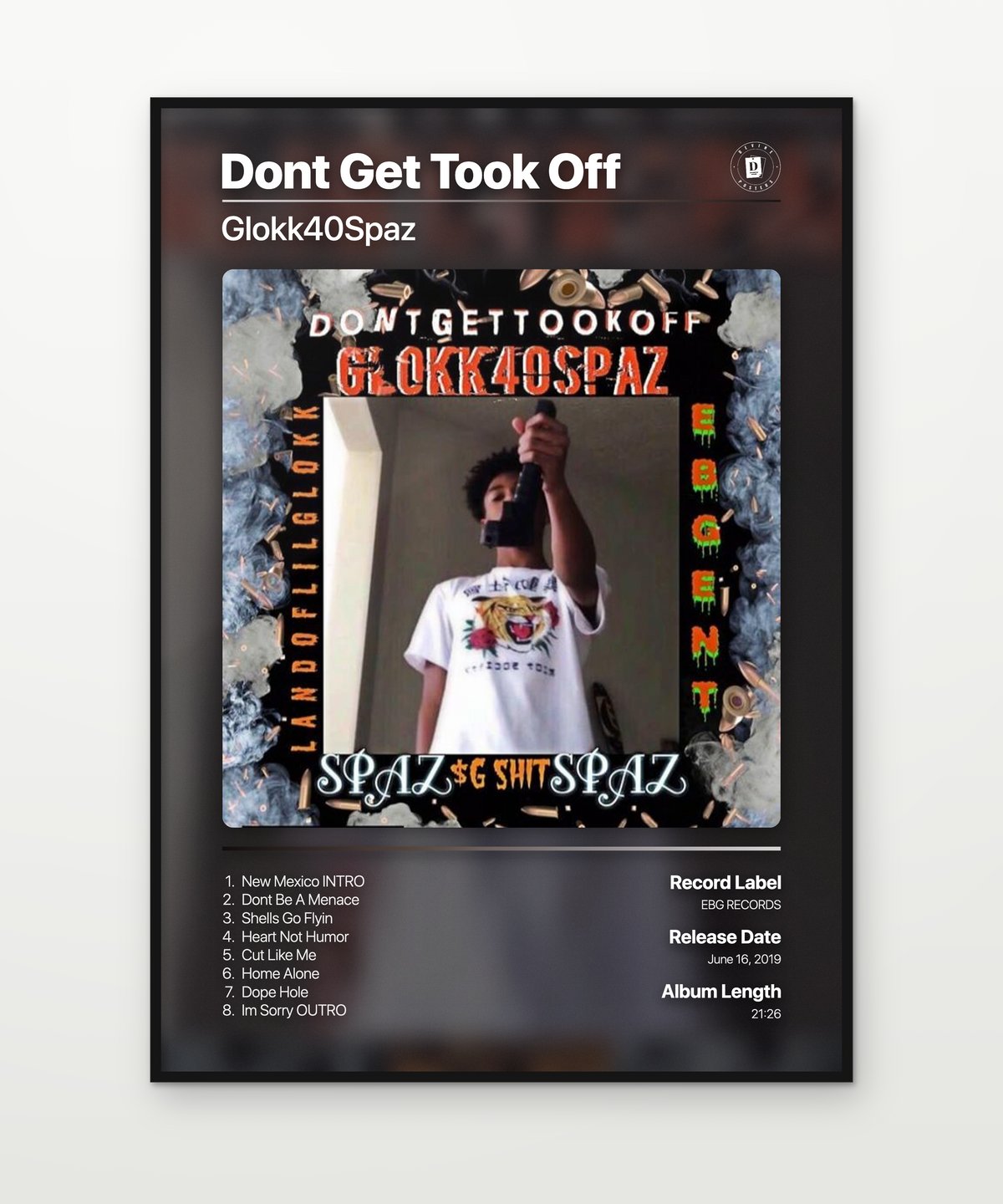 Glokk40Spaz Dont Get Took Off