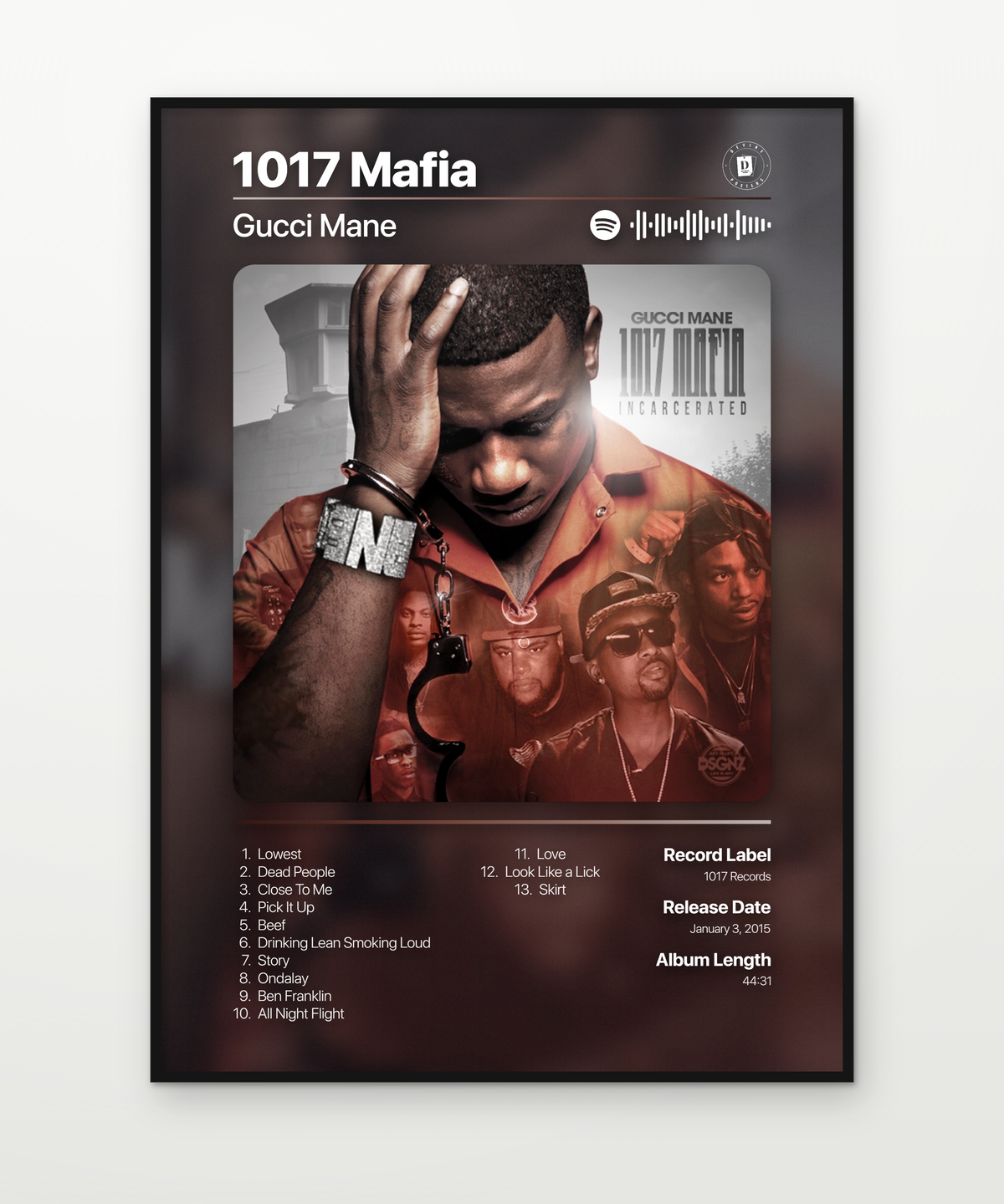 Gucci Mane Mixtape Posters