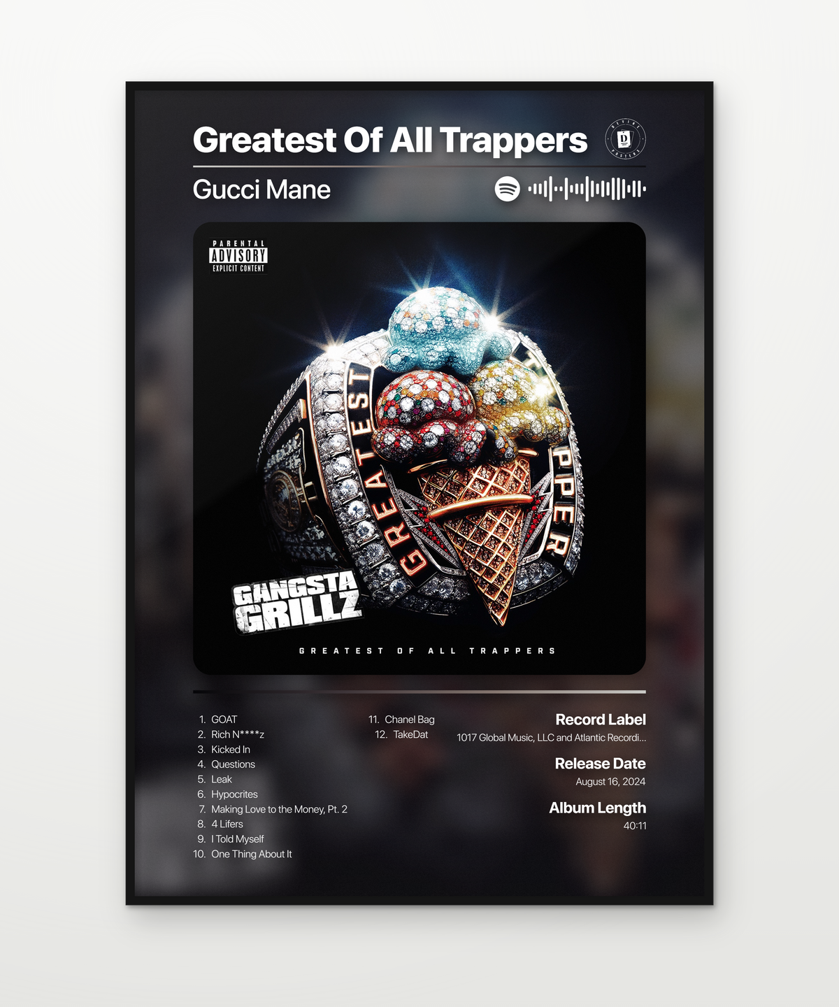 Gucci Mane Mixtape Posters