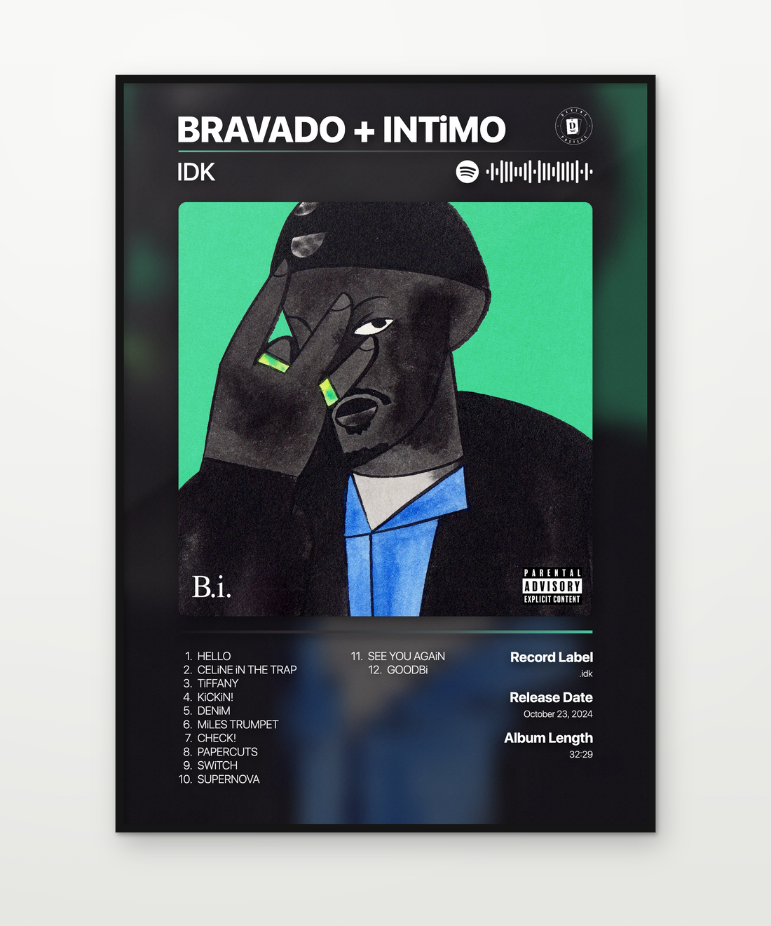 IDK BRAVADO INTiMO 2024