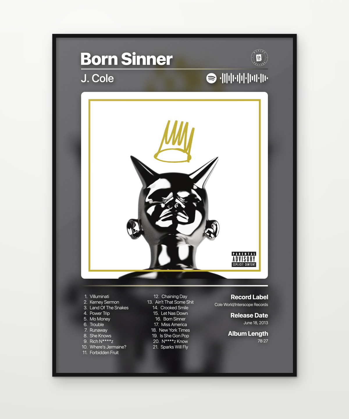 J Cole Born Sinner