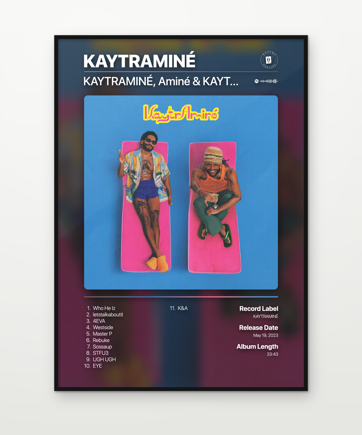 KAYTRAMINÉ Aminé KAYTRANADA KAYTRAMINÉ