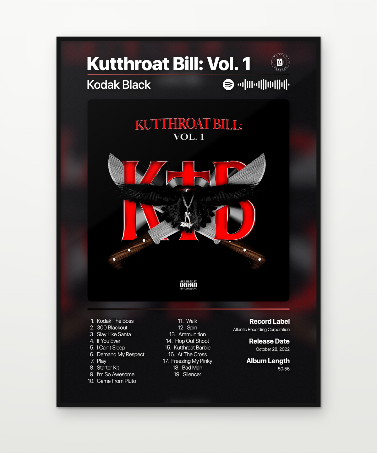 Kodak Black Kutthroat Bill Vol 1