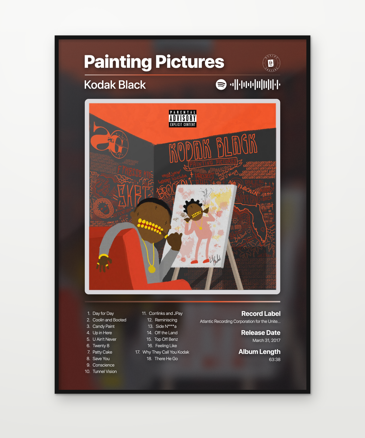 Kodak Black Painting Pictures