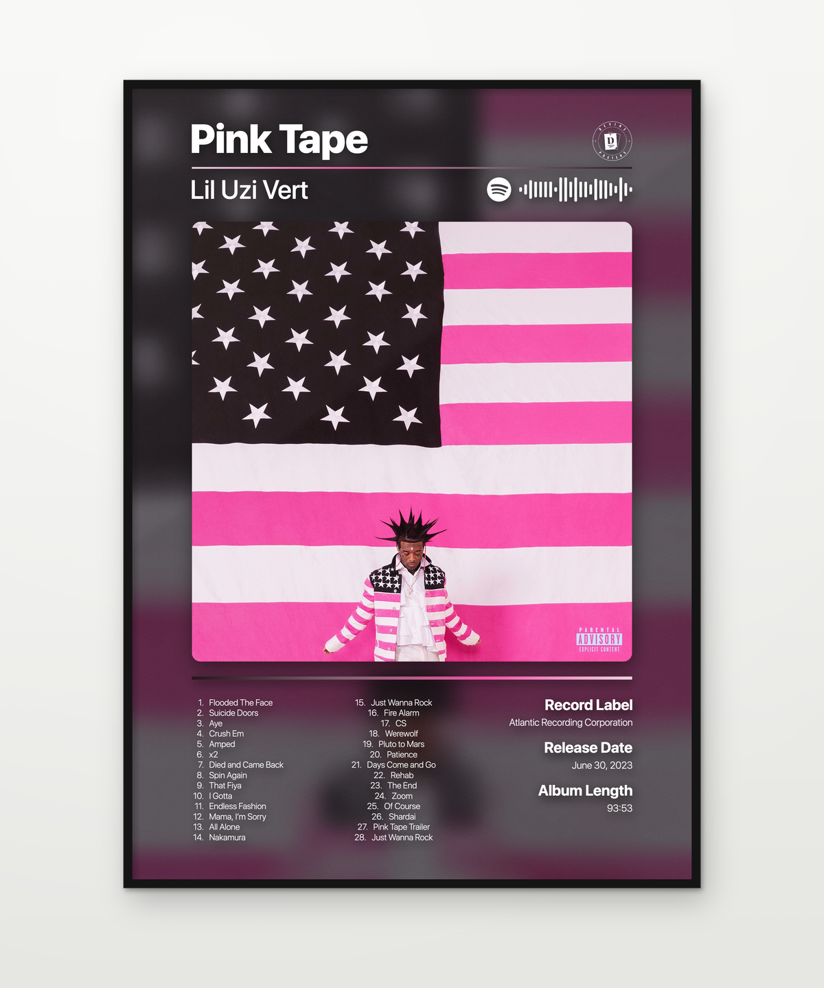 Lil Uzi Vert Pink Tape