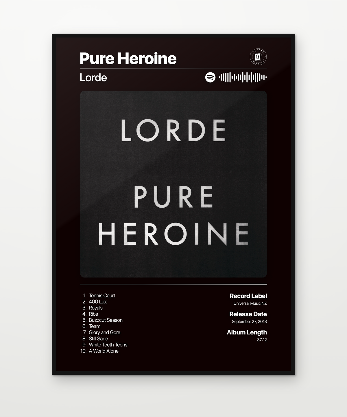 Lorde Pure Heroine