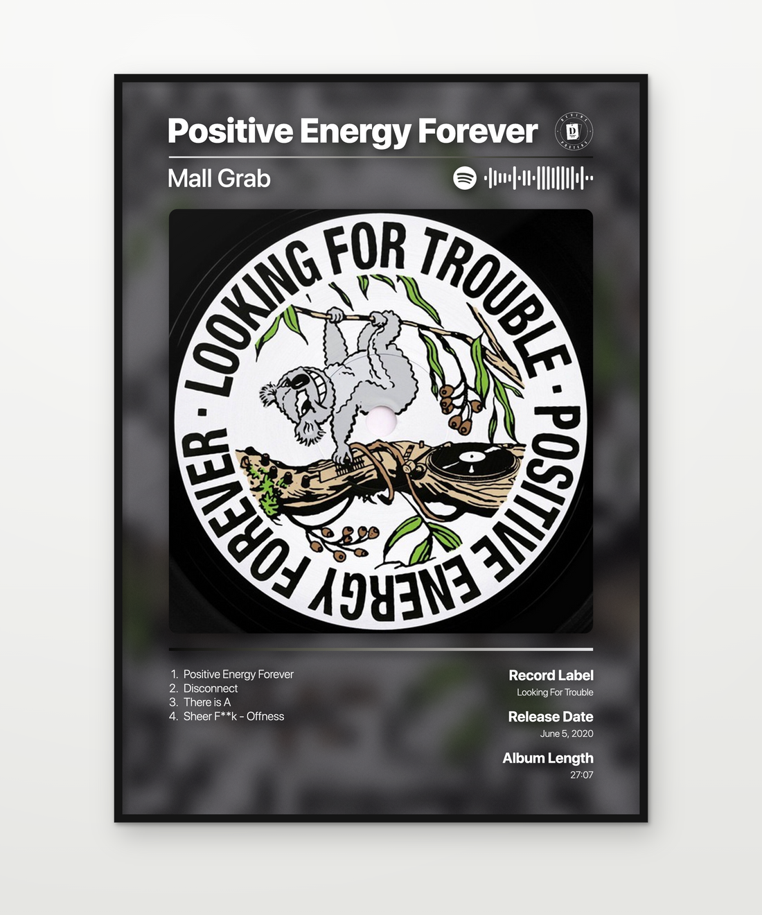Mall Grab Positive Energy Forever
