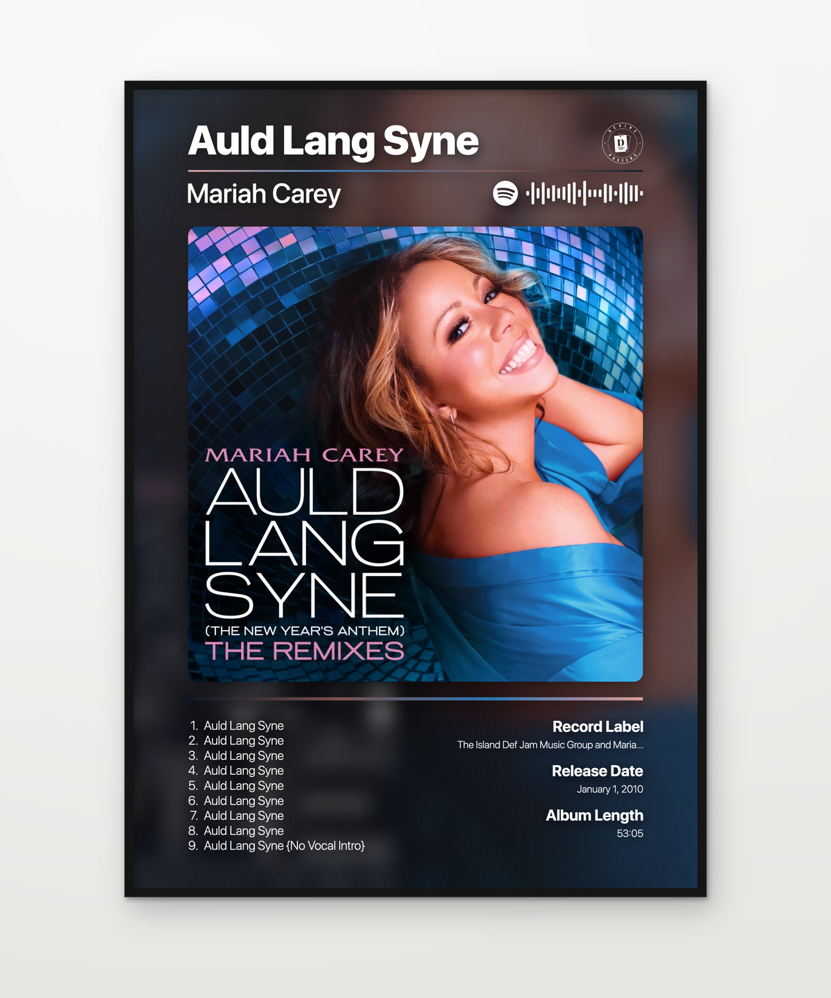 Mariah Carey Auld Lang Syne