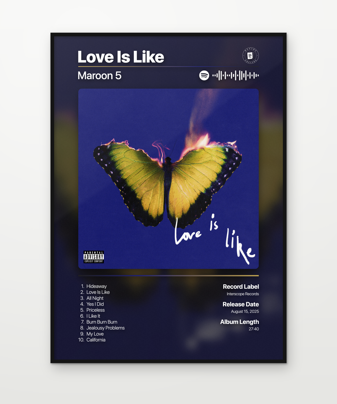 Maroon 5 Posters