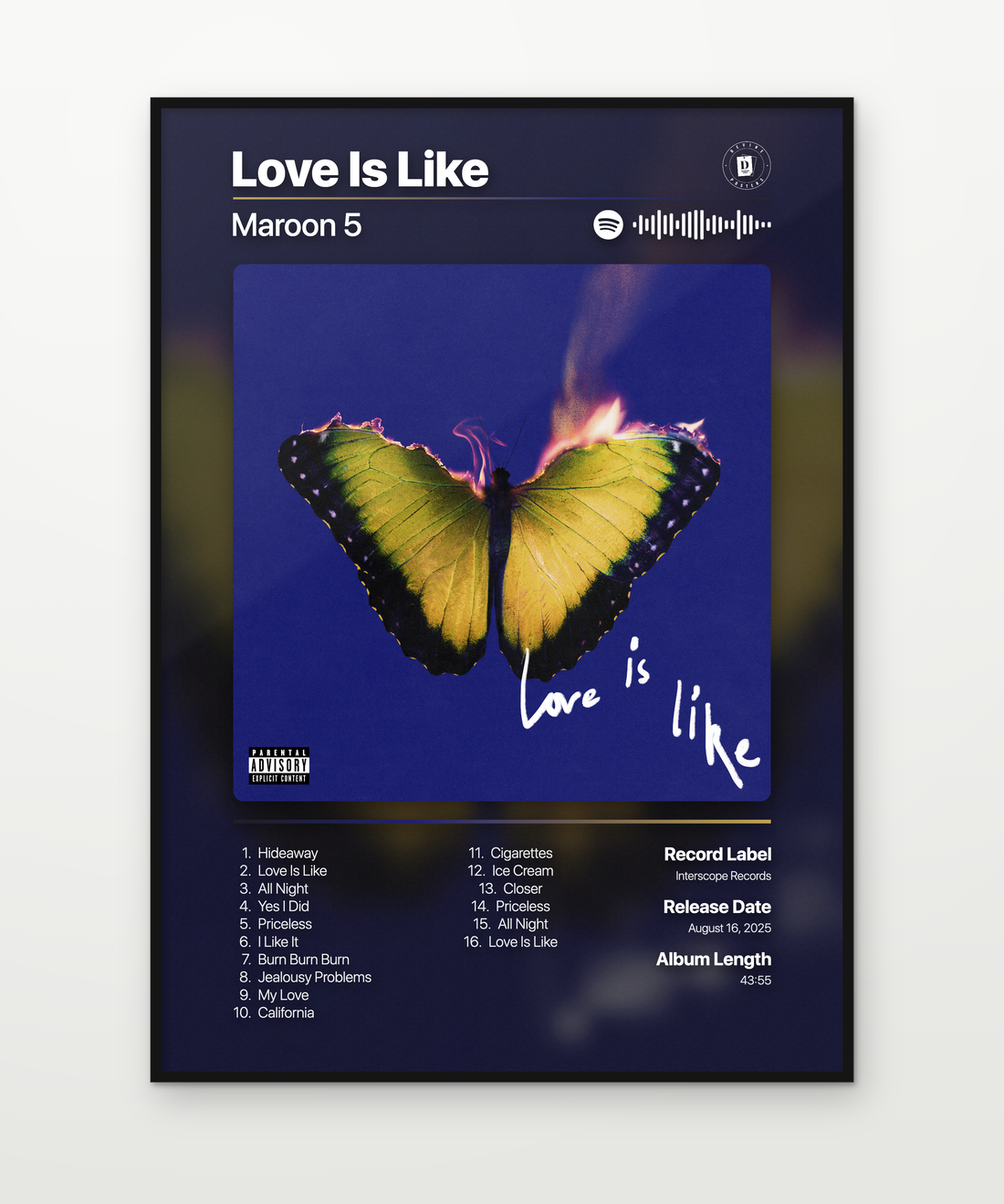 Maroon 5 Posters