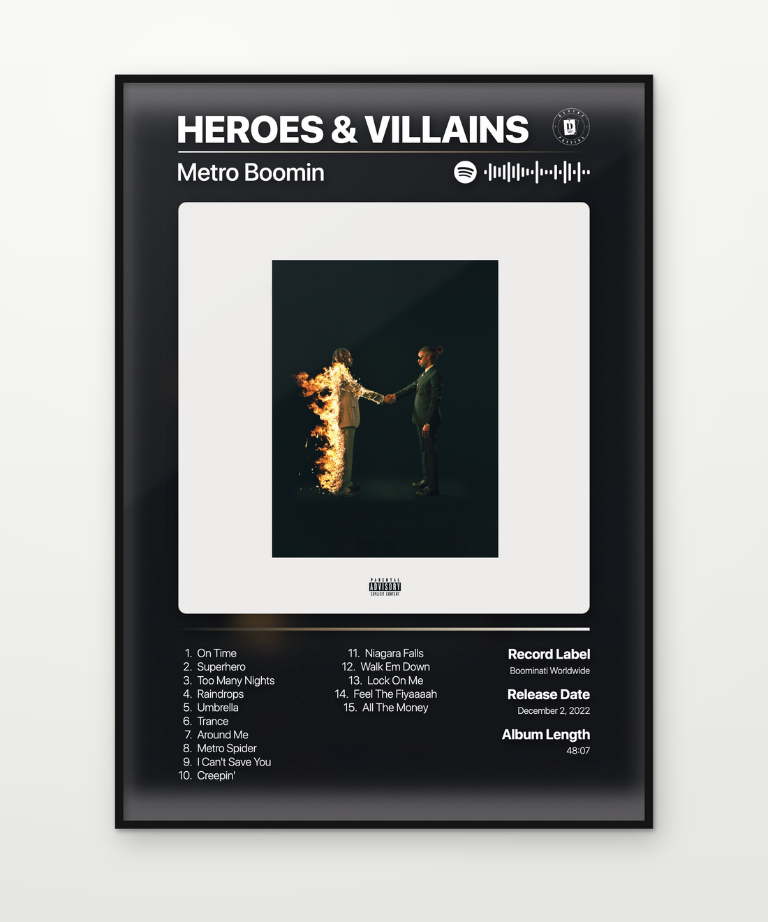 Metro Boomin HEROES VILLAINS 2022