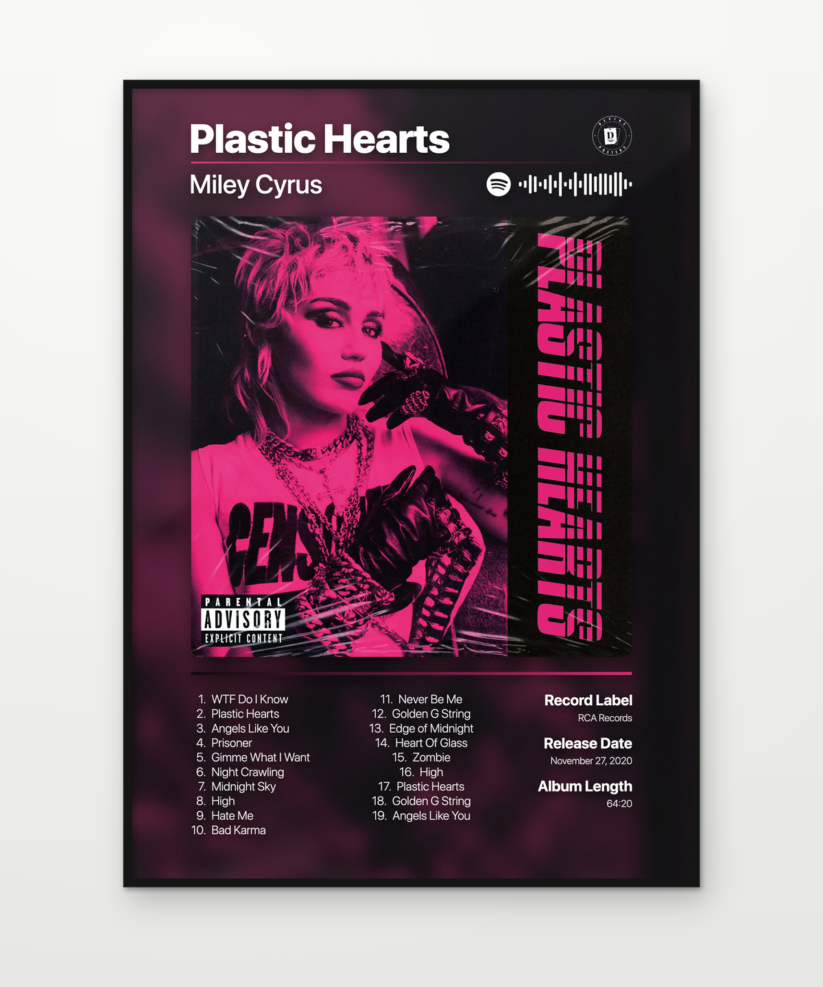 Miley Cyrus Plastic Hearts 2020