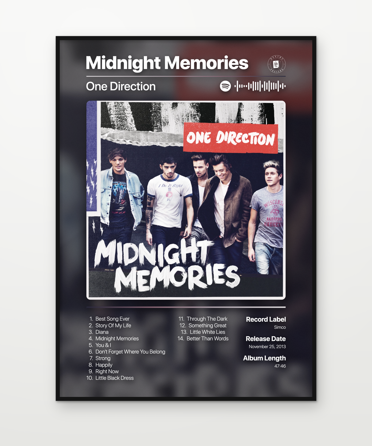 One Direction Midnight Memories 2013