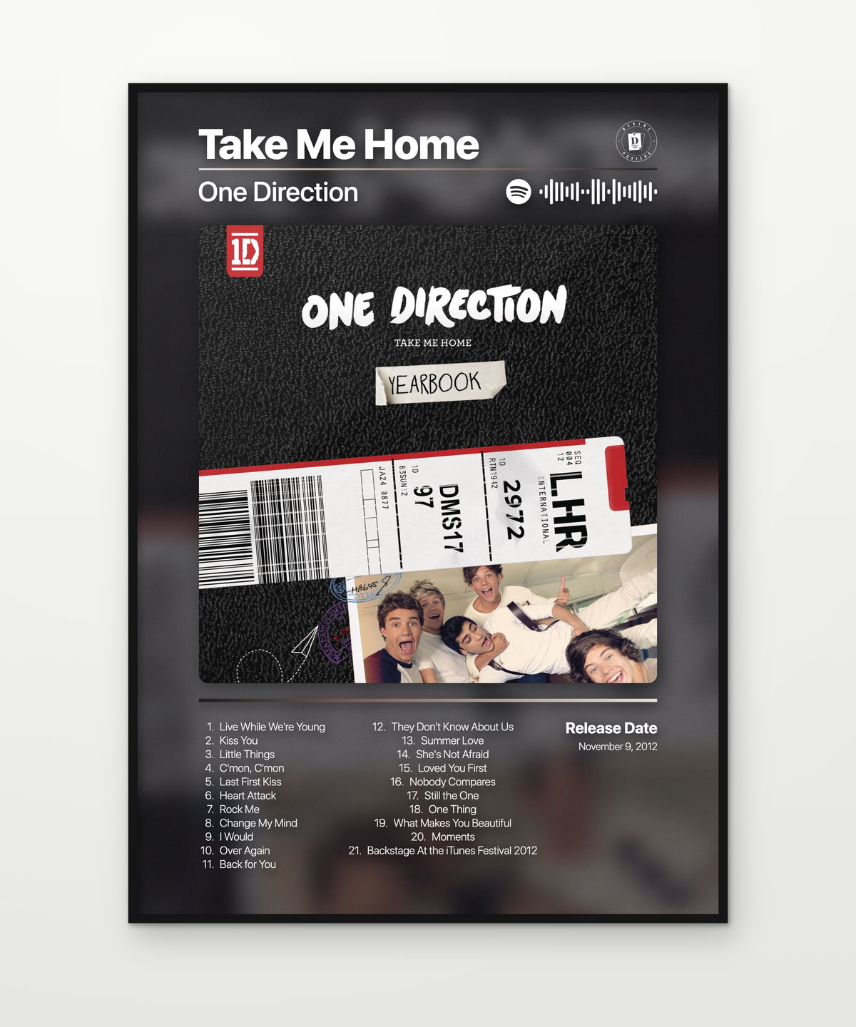 One Direction Take Me Home 2012