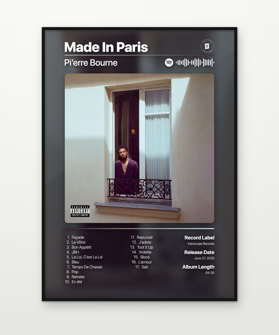 Pierre Bourne Made In Paris 2025