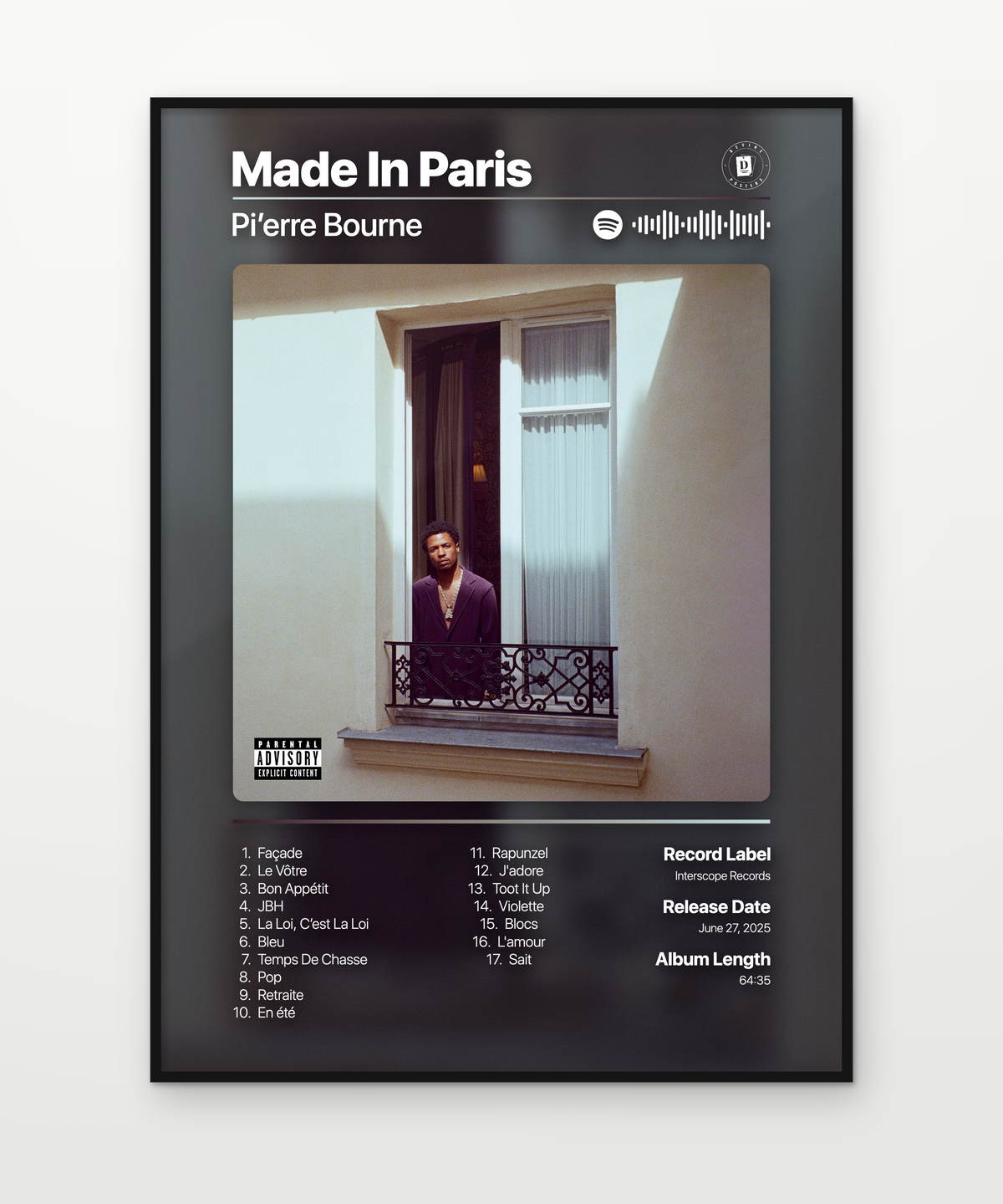 Pierre Bourne Made In Paris 2025
