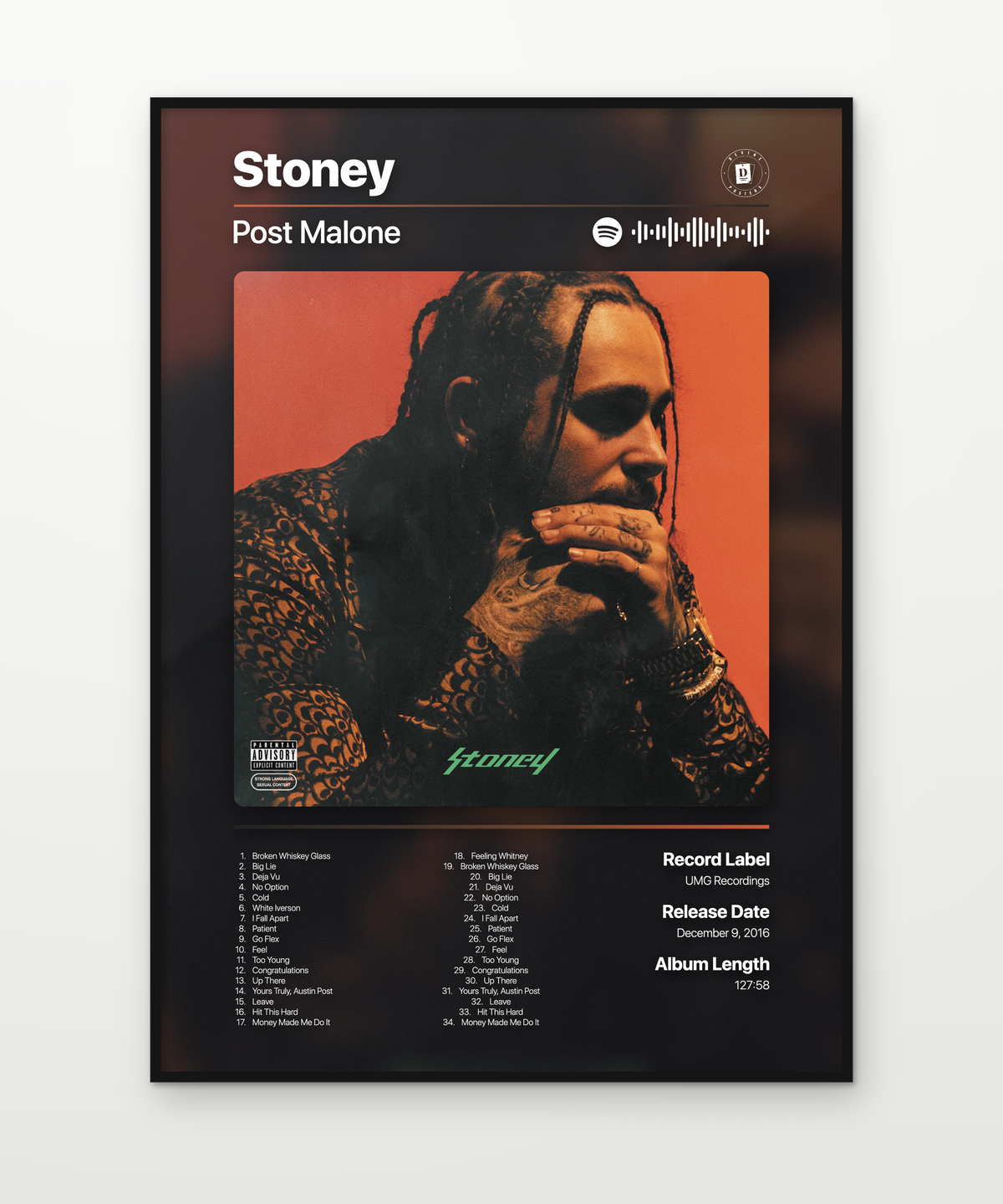Post Malone Stoney 2016 2