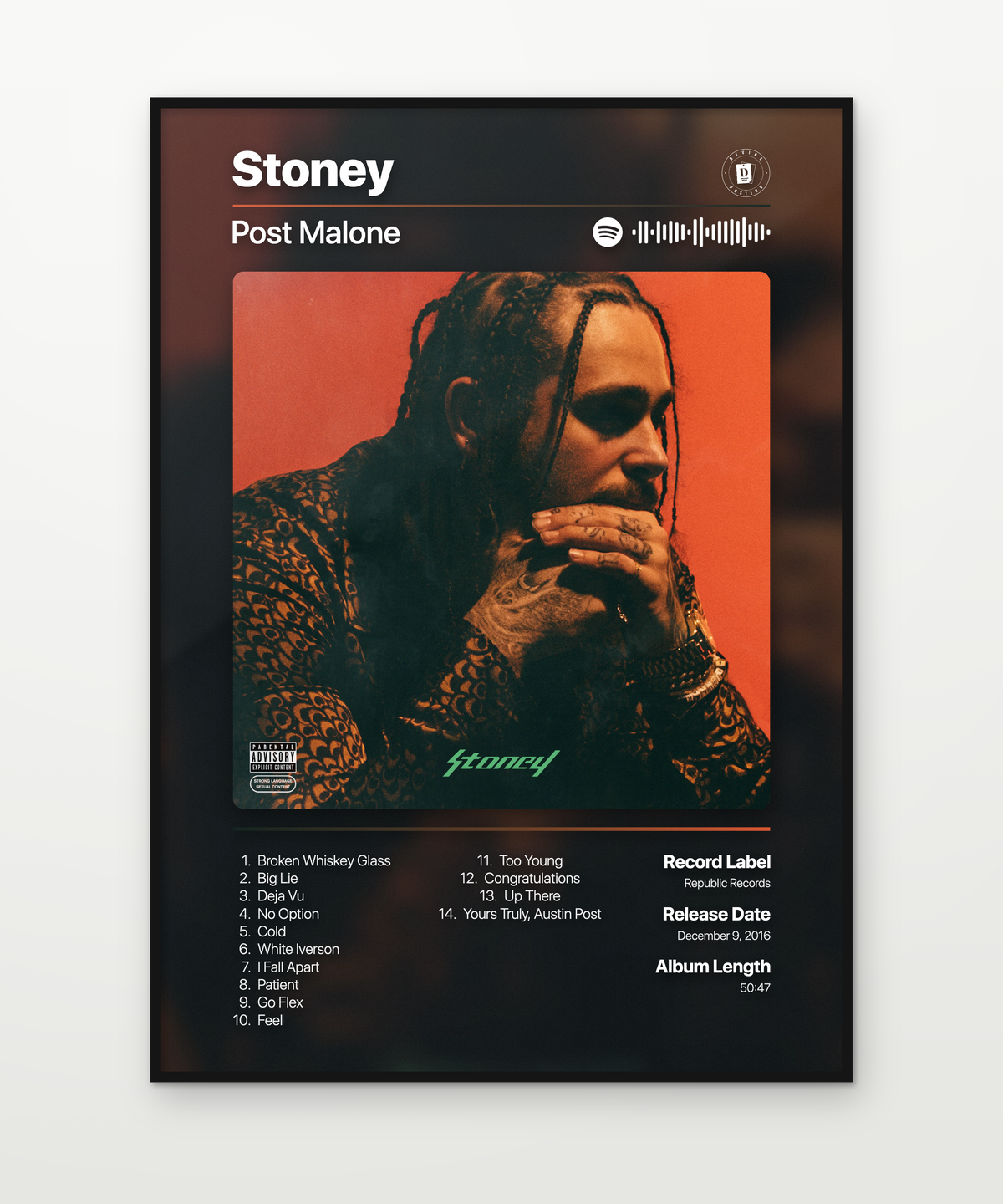 Post Malone Stoney 2016