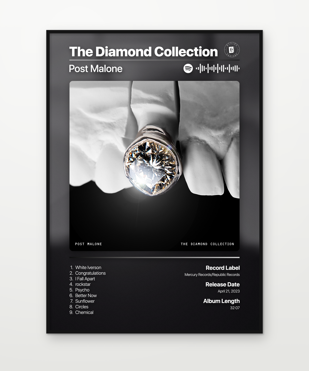 Post Malone The Diamond Collection 2023