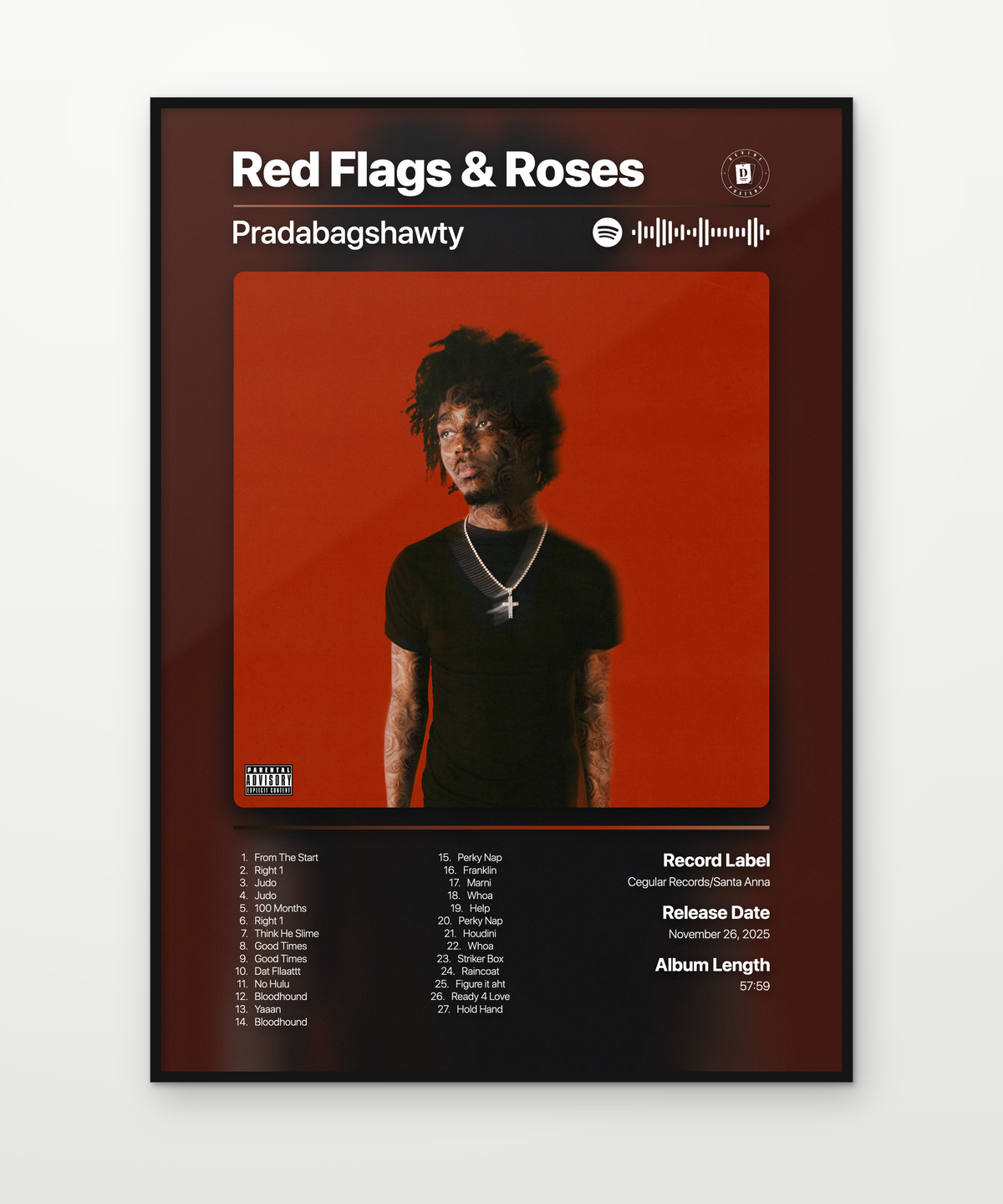 Pradabagshawty Red Flags Roses
