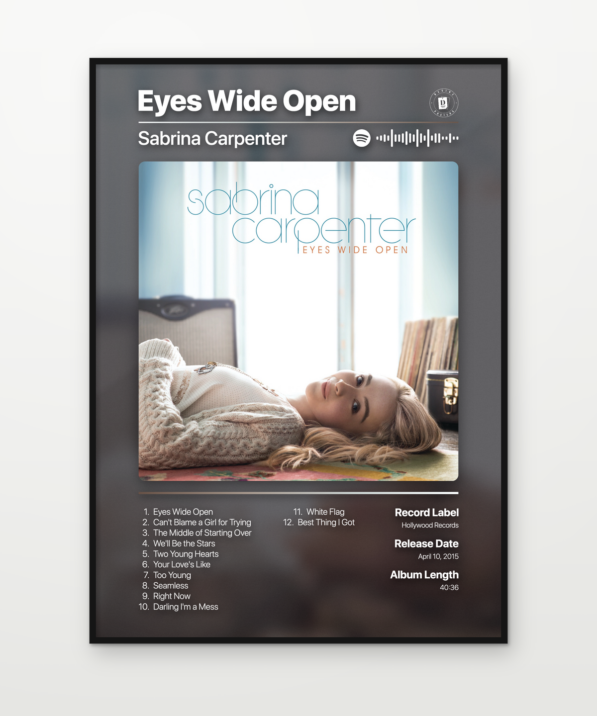 Sabrina Carpenter Eyes Wide Open