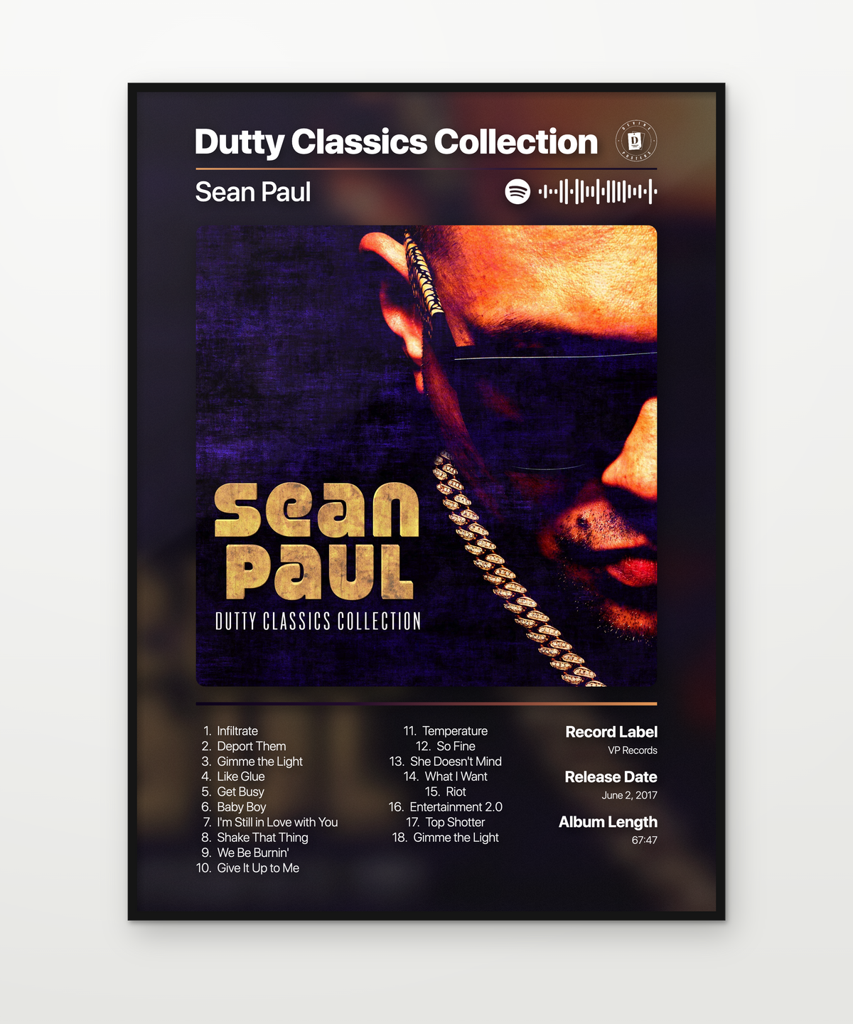 Sean Paul Dutty Classics Collection