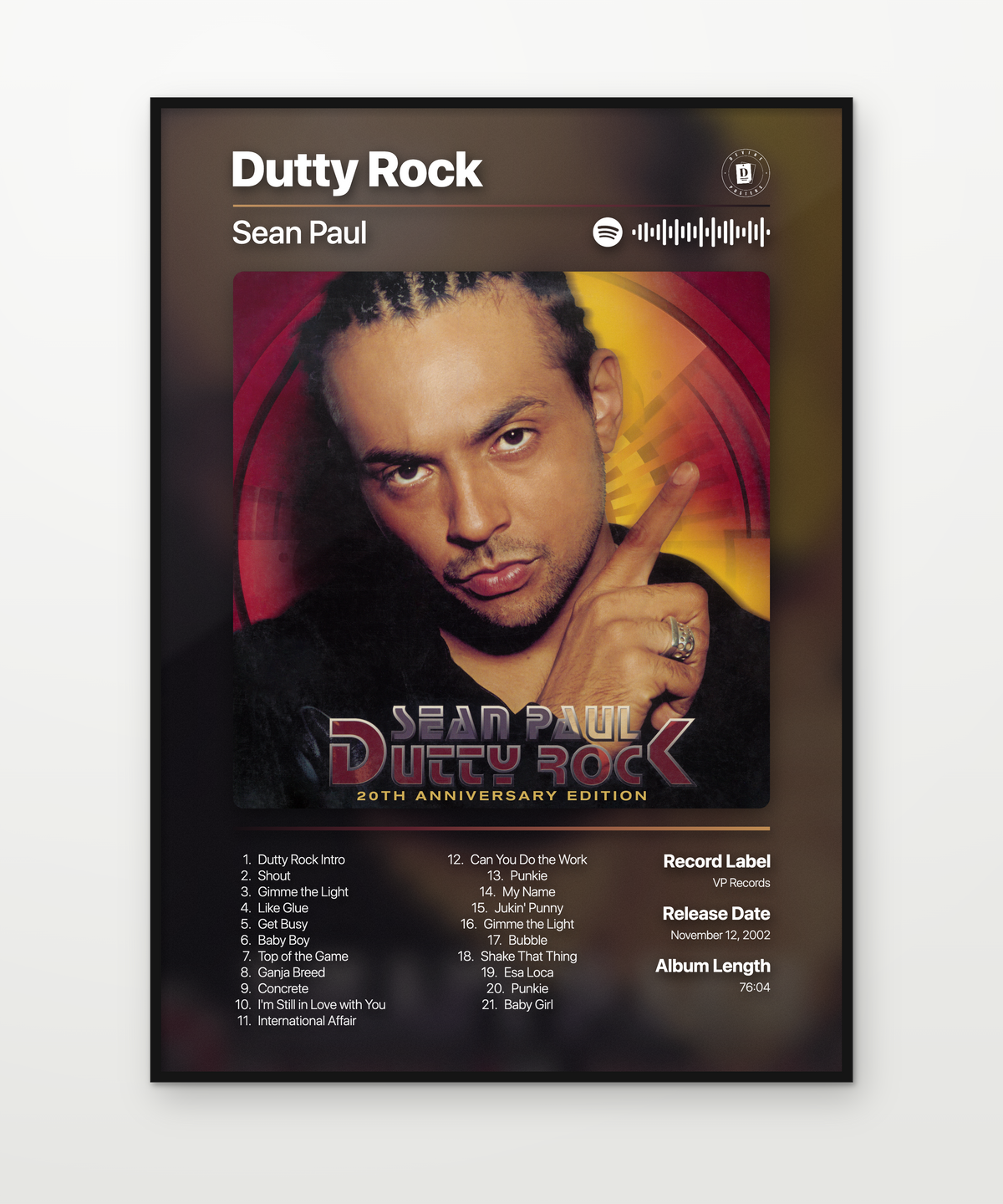 Sean Paul Dutty Rock