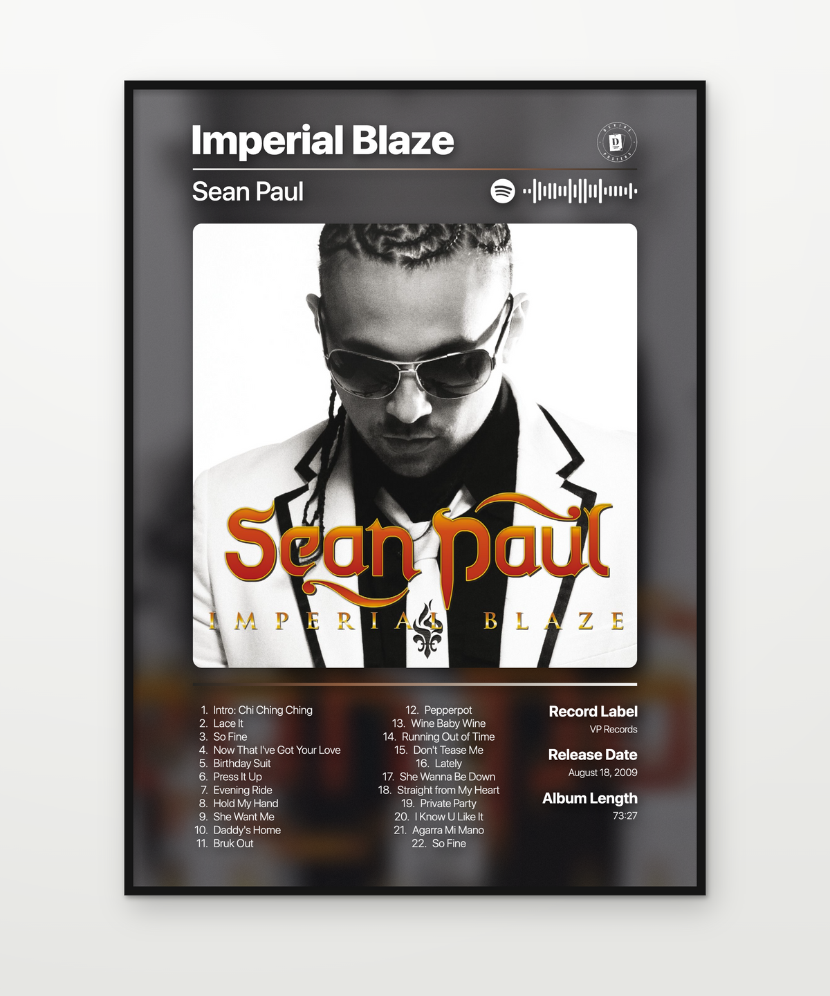Sean Paul Imperial Blaze