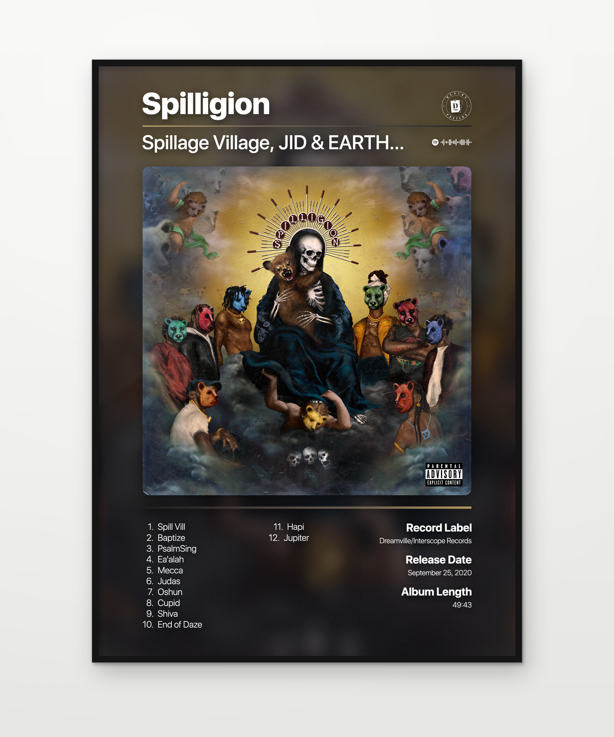 Spillage Village JID EARTHGANG Spilligion