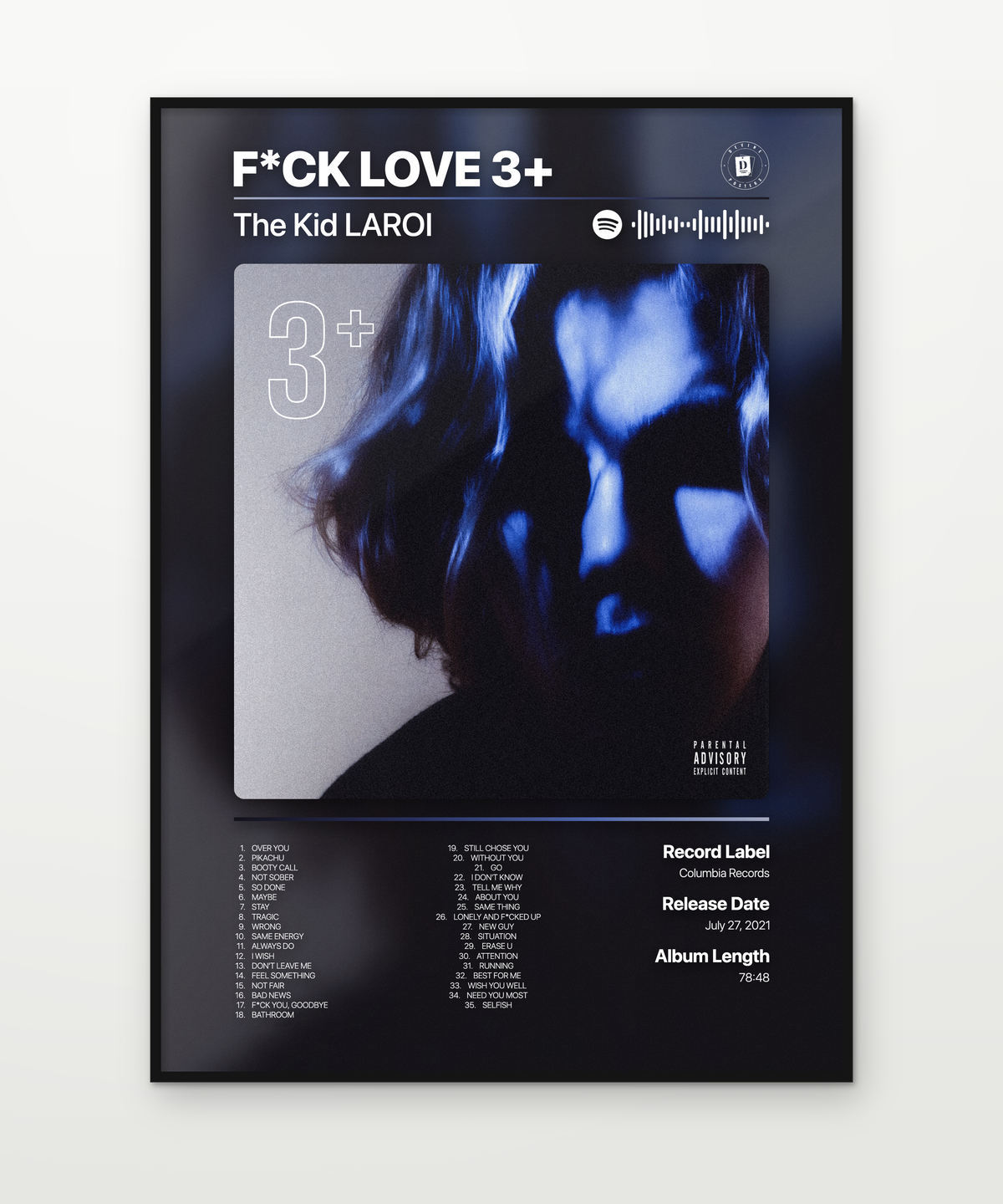 The Kid LAROI FCK LOVE 3 OVER YOU
