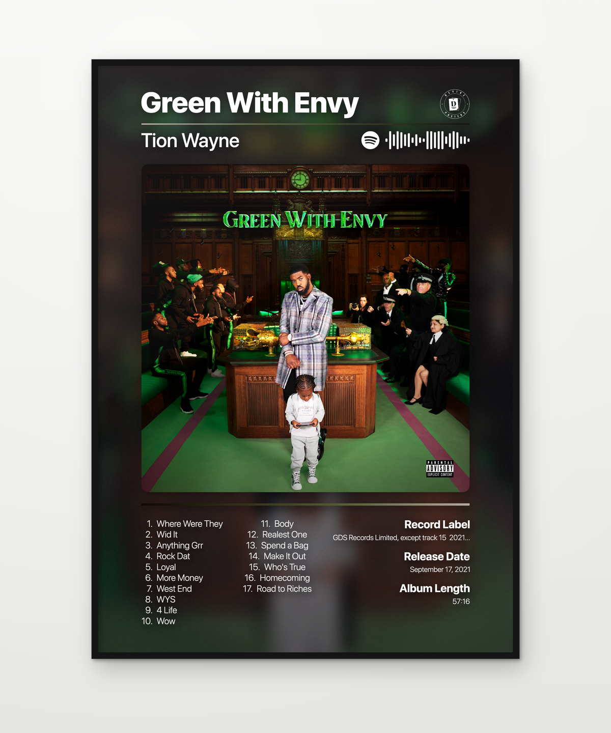 Tion Wayne Green With Envy