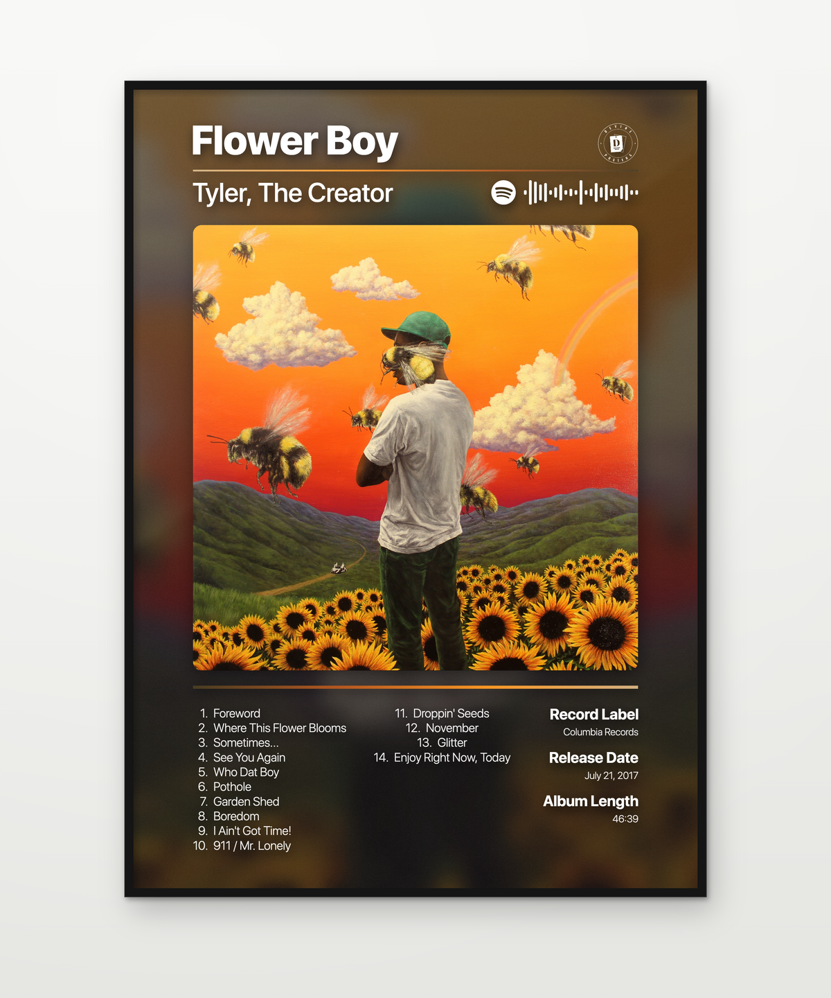 Tyler The Creator Flower Boy
