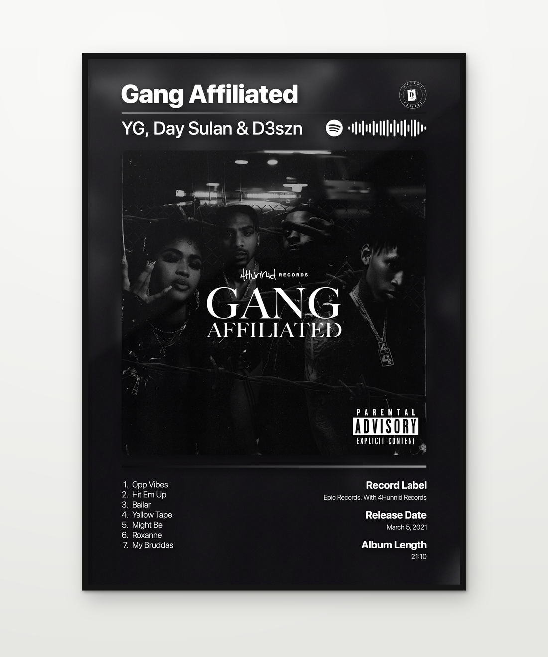 YG Day Sulan D3szn Gang Affiliated