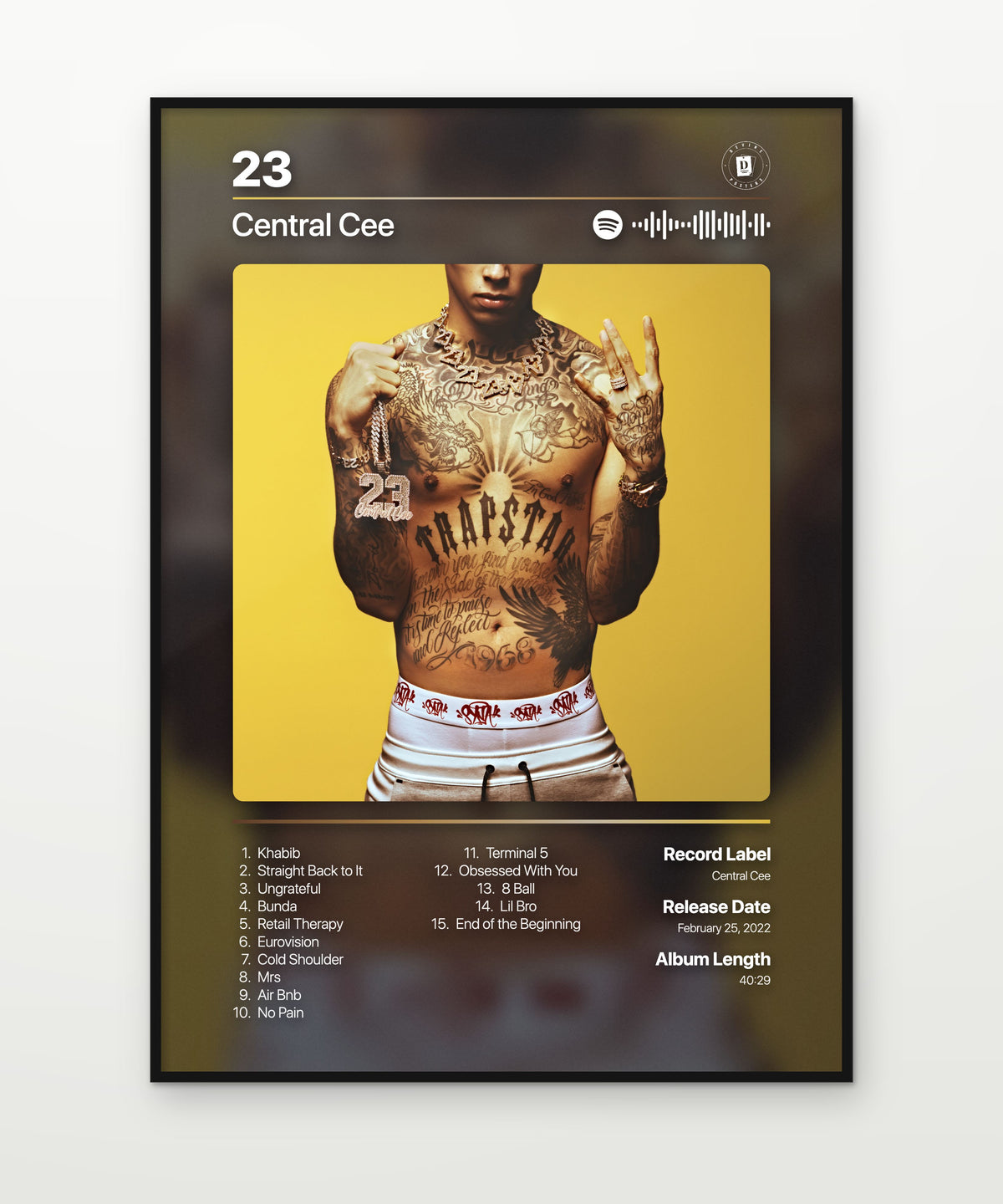 Central Cee Posters