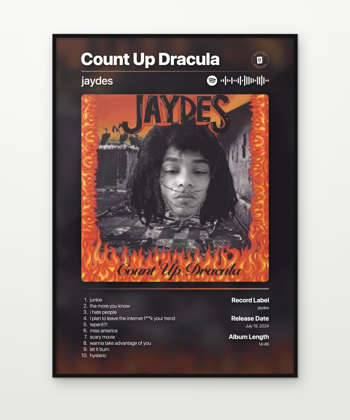 jaydes Count Up Dracula