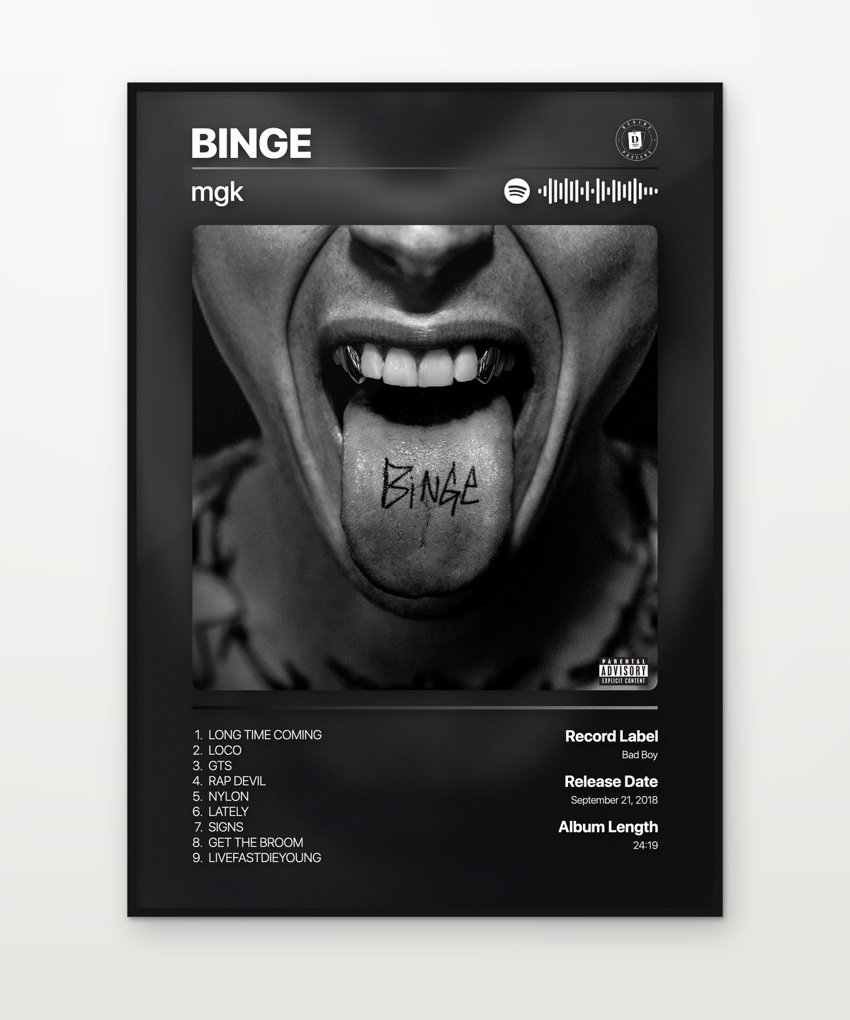mgk BINGE