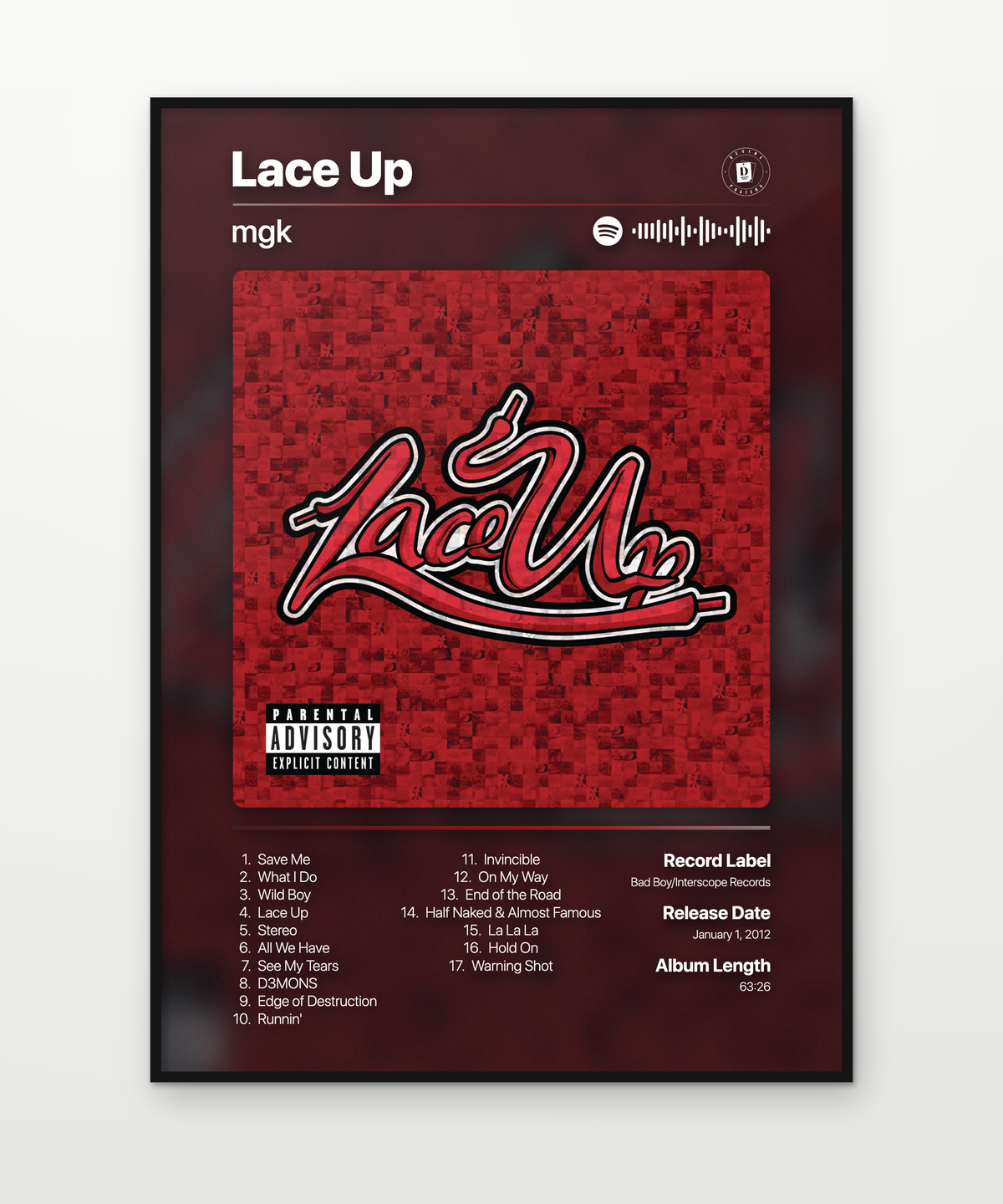 mgk Lace Up