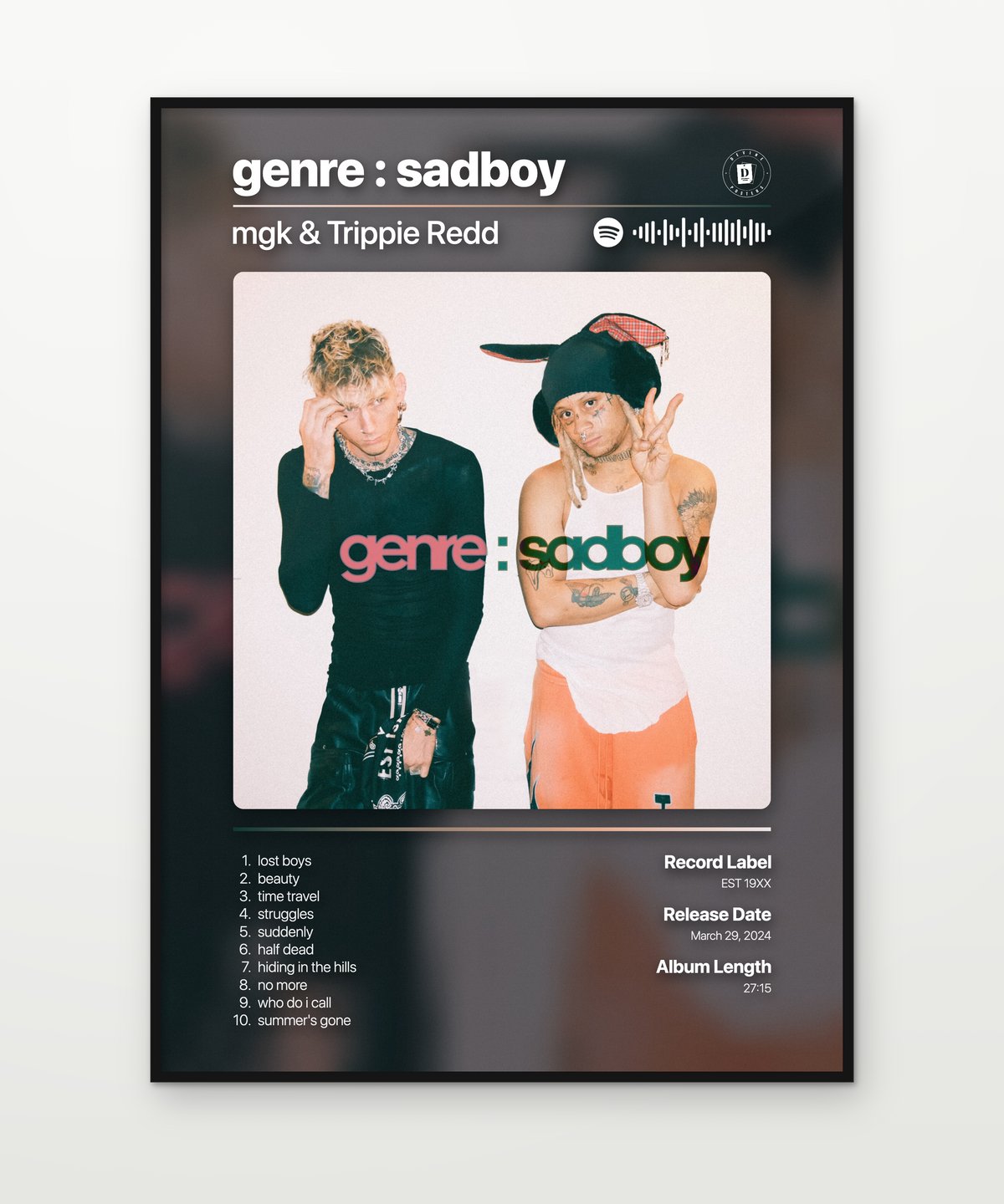 mgk Trippie Redd genre sadboy
