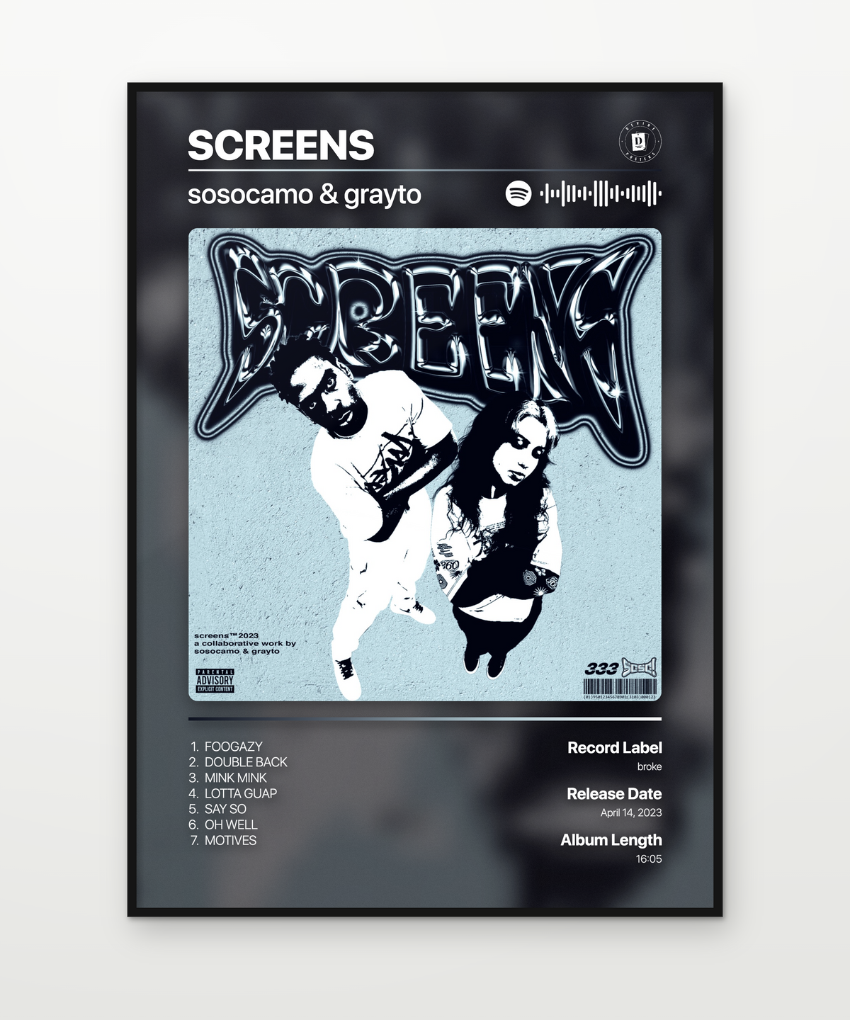sosocamo grayto SCREENS